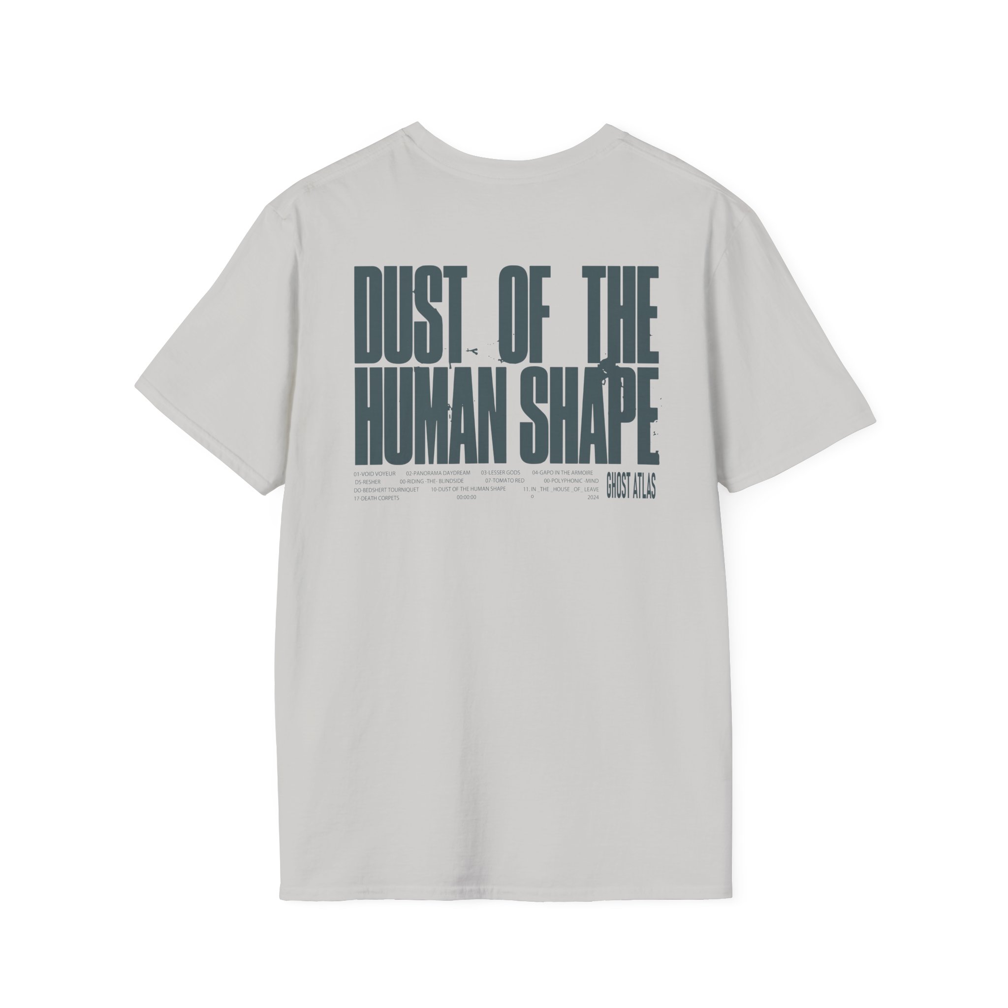 Ghost Atlas Dust of the Human Shape Unisex Softstyle T-Shirt