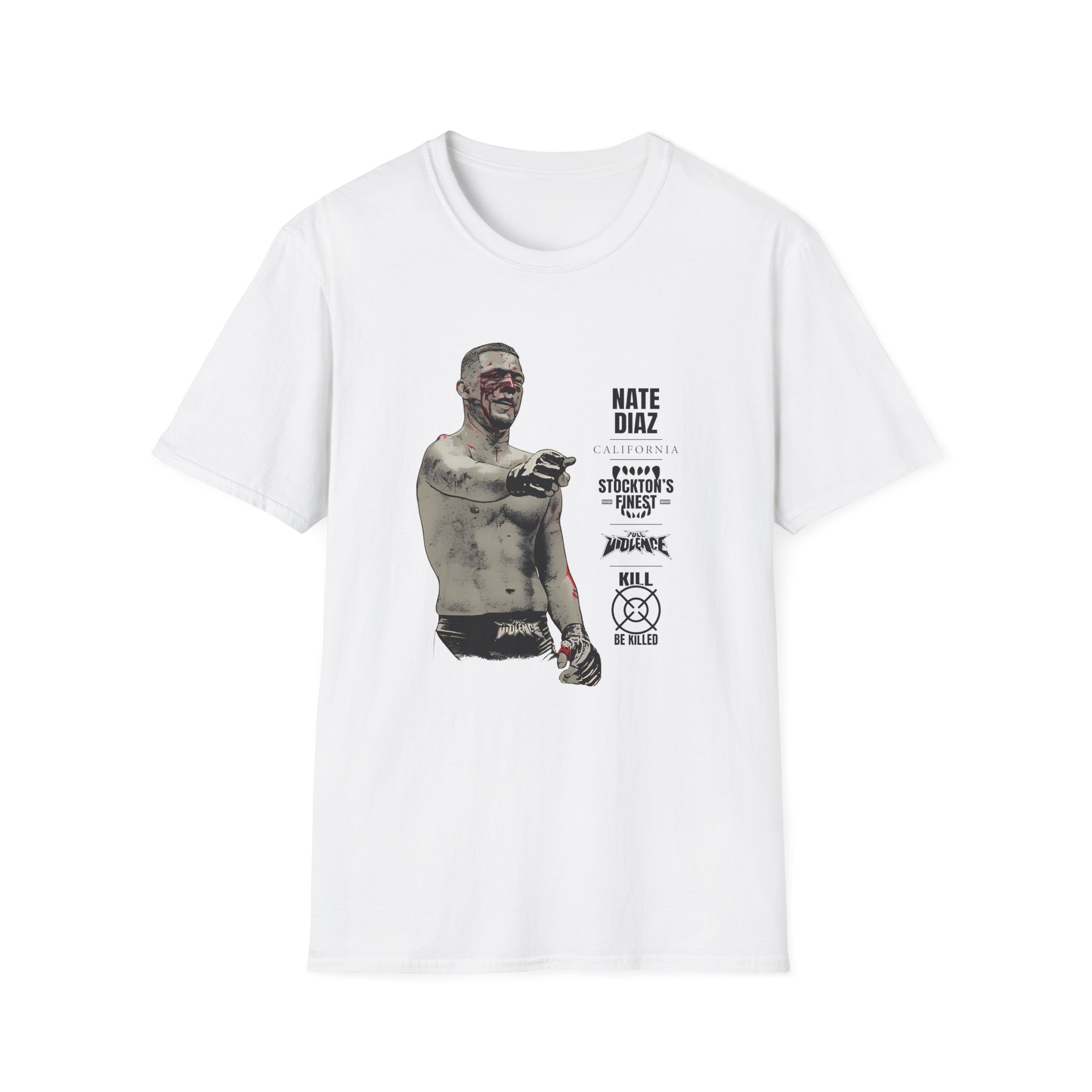 Nate Diaz Stockton's Finest Unisex Softstyle T-Shirt