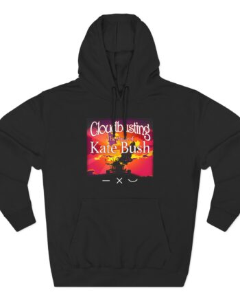Kate Bush Line Cross Curve Three-Panel Fleece Hoodie