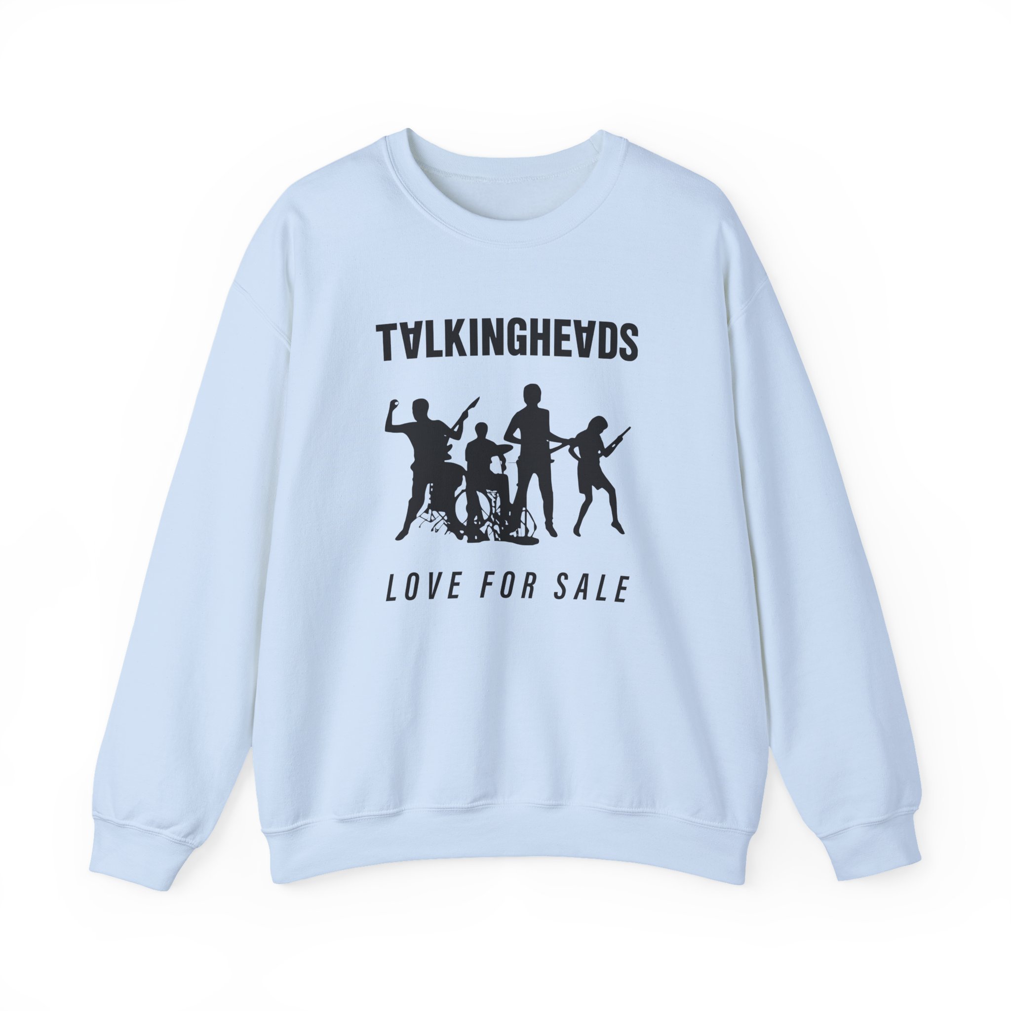 Talking Heads Remain in Light Faces Unisex Heavy Blendâ„¢ Crewneck Sweatshirt