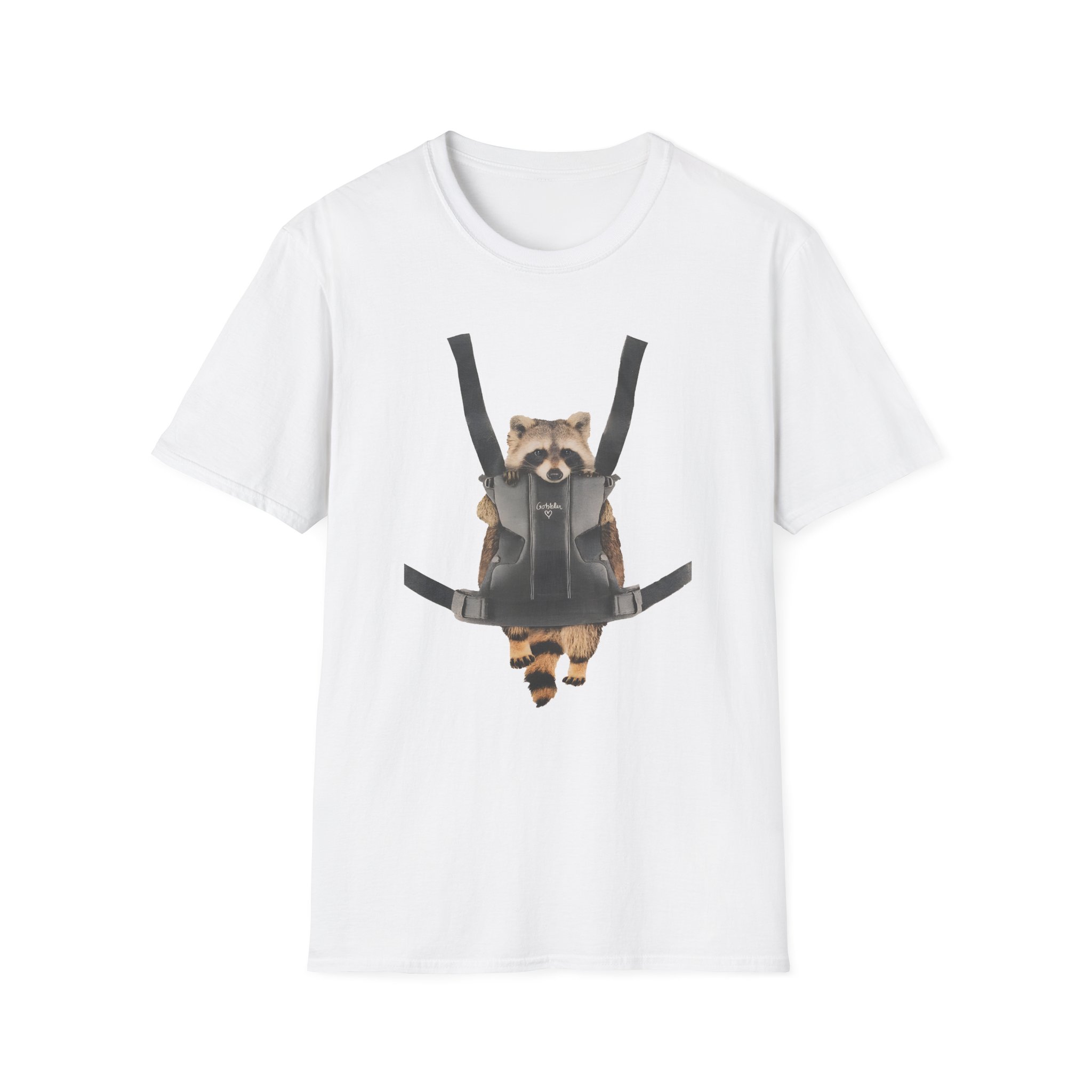 William Osman Raccoon Unisex Softstyle T-Shirt