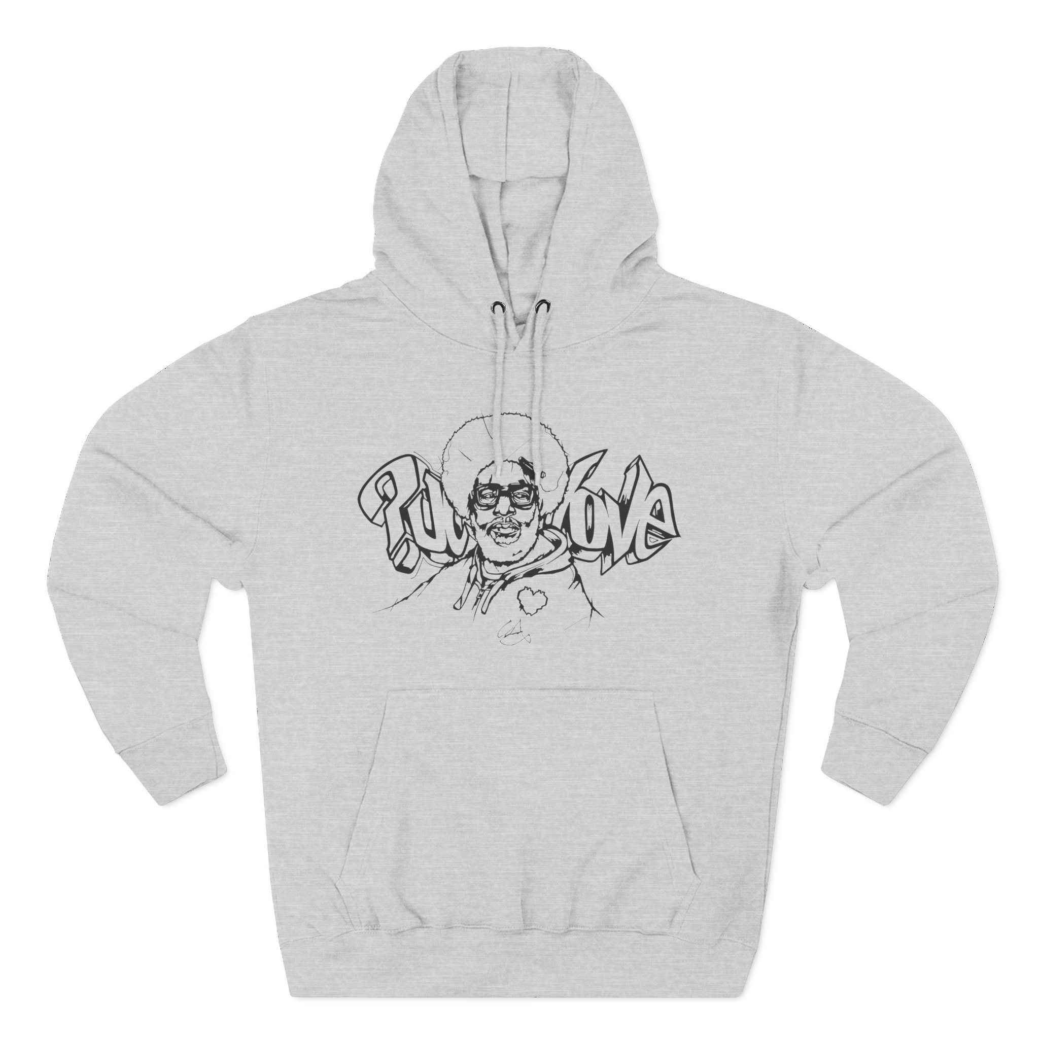 The Roots Questlove Sketch Three-Panel Fleece Hoodie