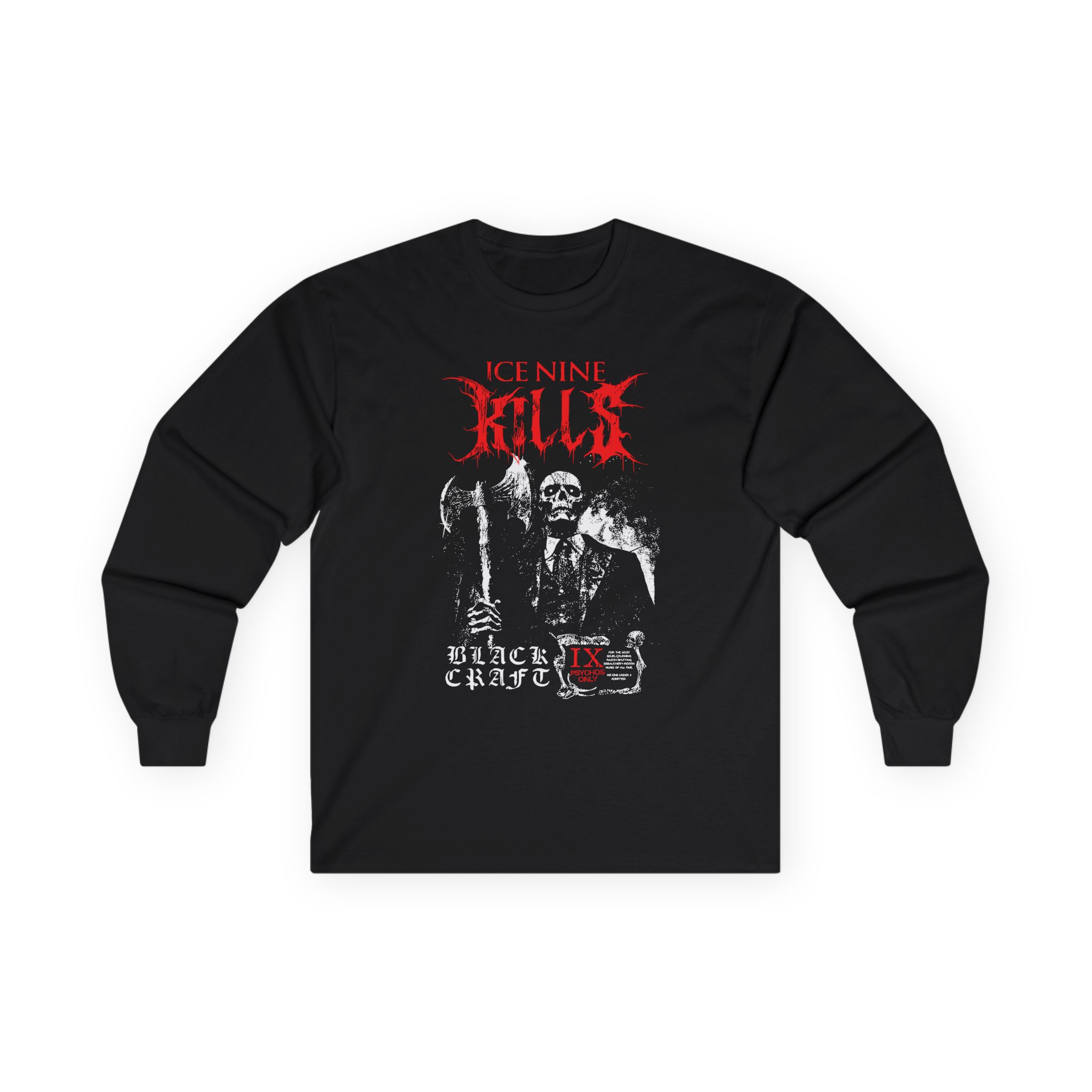 Ice Nine Kills Ink Skeleton Corpses Unisex Ultra Cotton Long Sleeve Tee