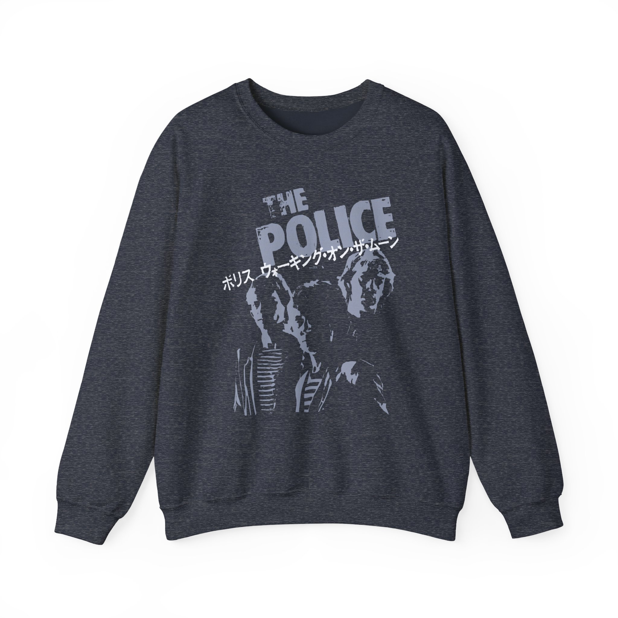 The Police Japan Retro Unisex Heavy Blendâ„¢ Crewneck Sweatshirt