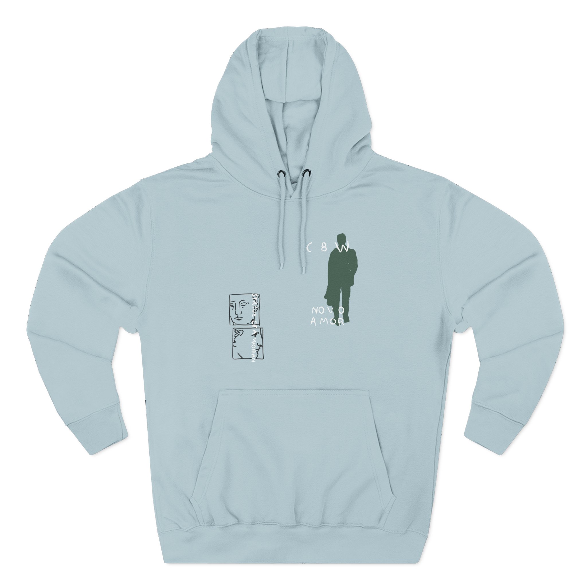 Novo Amor Statue Three-Panel Fleece Hoodie