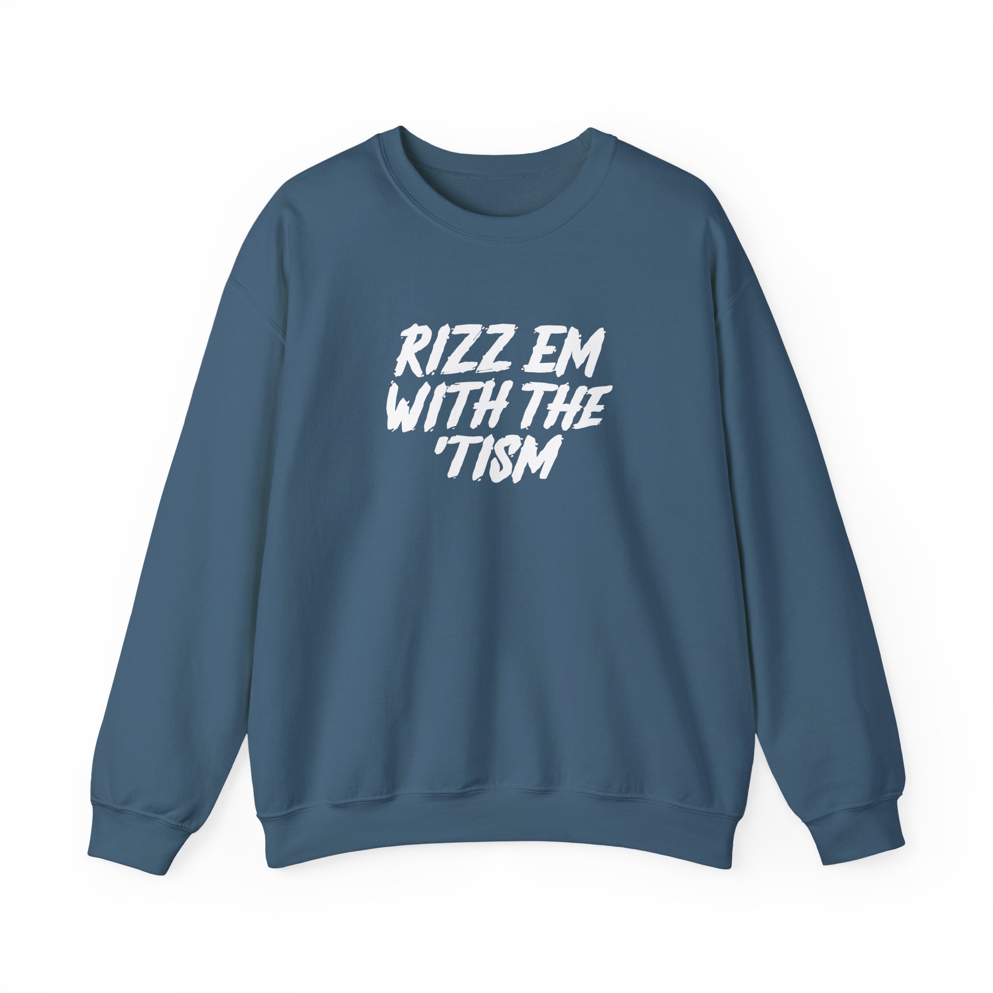 Ryan Windridge Rizz Em With the Tism Unisex Heavy Blendâ„¢ Crewneck Sweatshirt