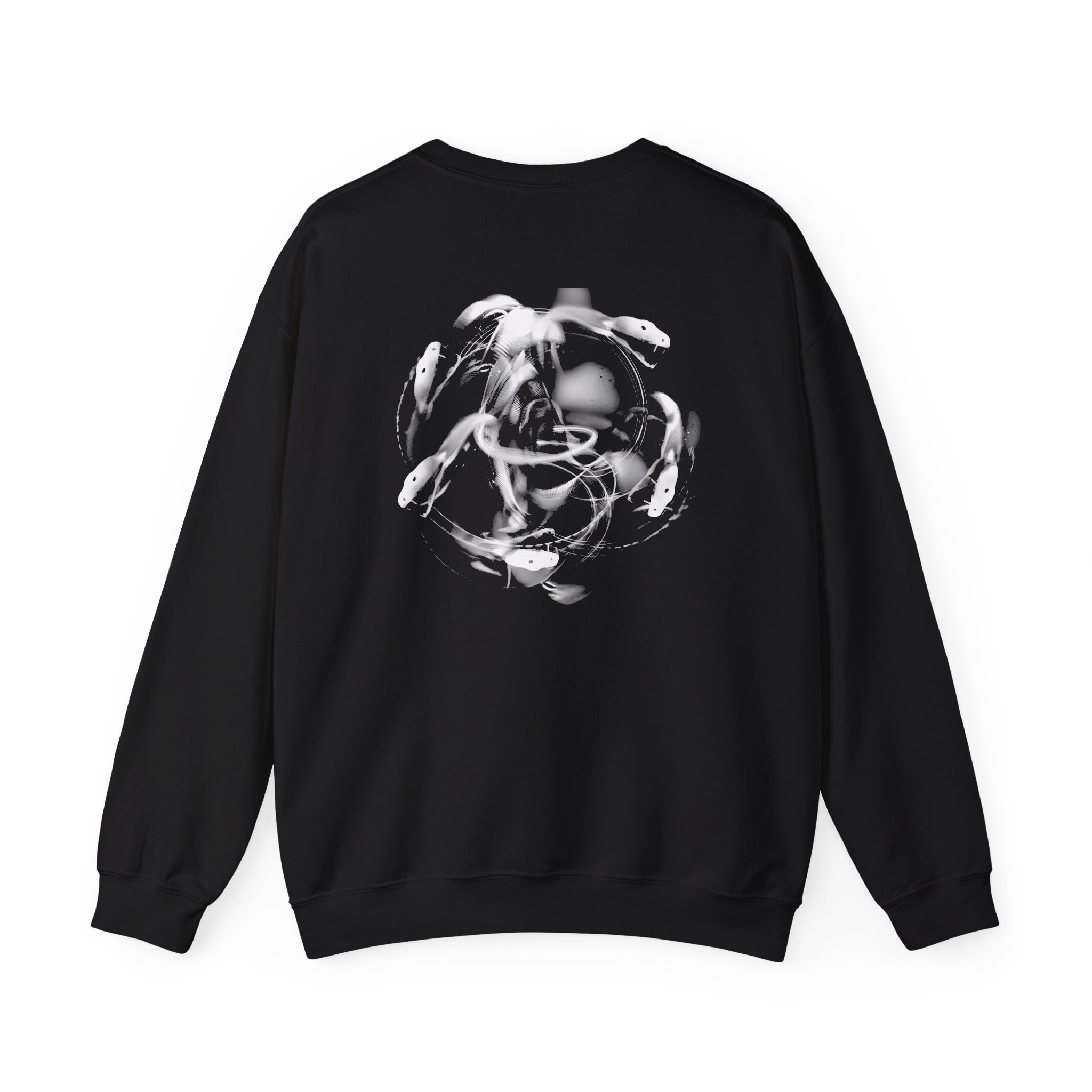 Meduza Serpente Circle Unisex Heavy Blendâ„¢ Crewneck Sweatshirt