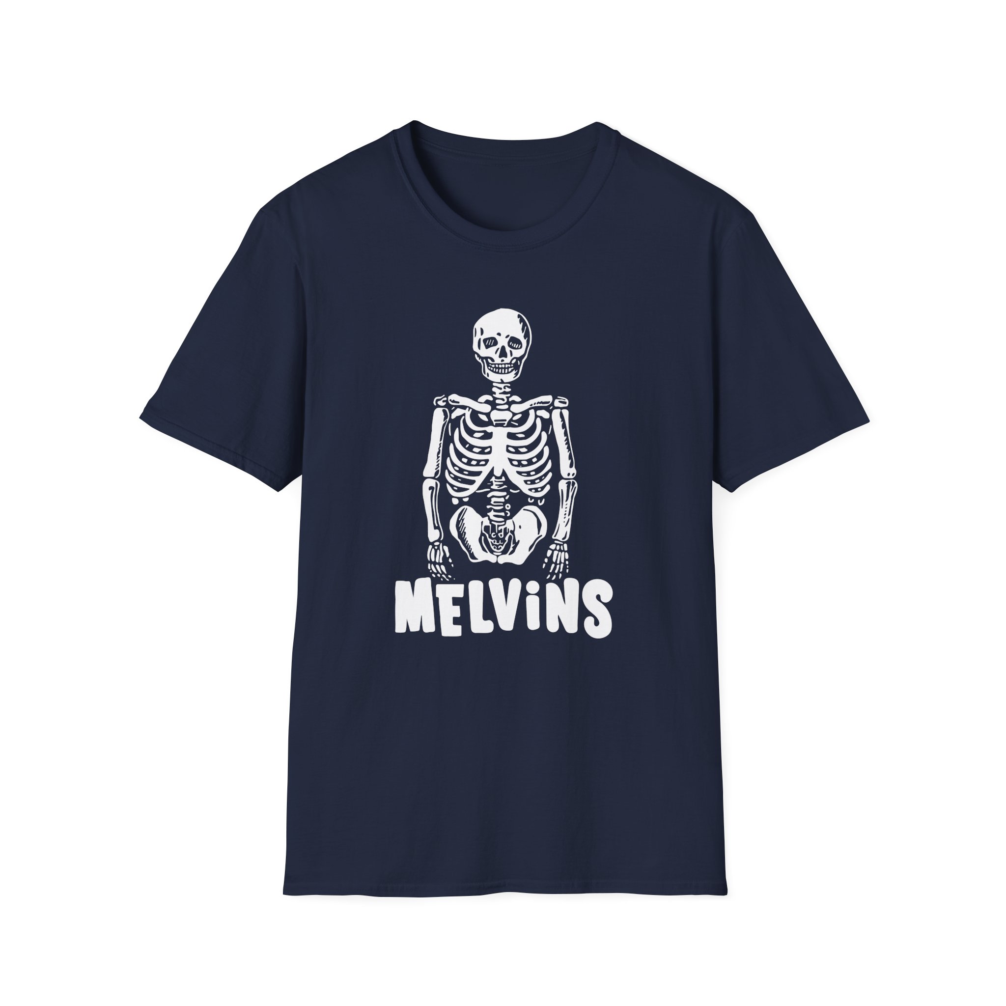 Melvins Skeleton Logo Unisex Softstyle T-Shirt