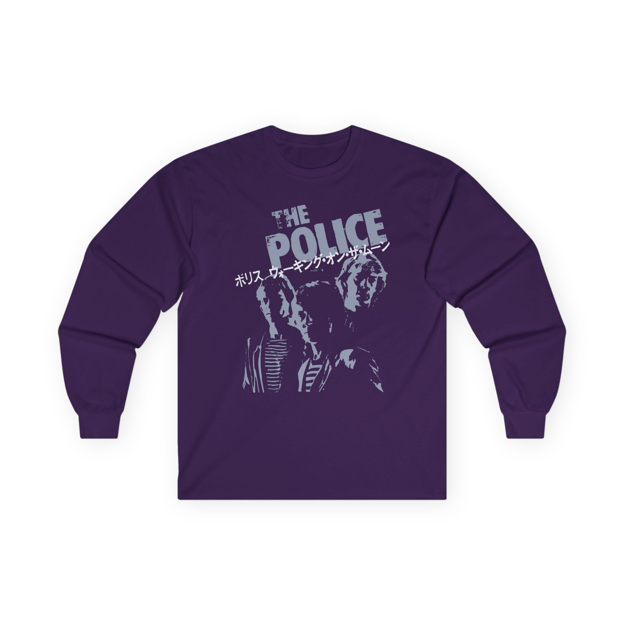 The Police Japan Retro Unisex Ultra Cotton Long Sleeve Tee