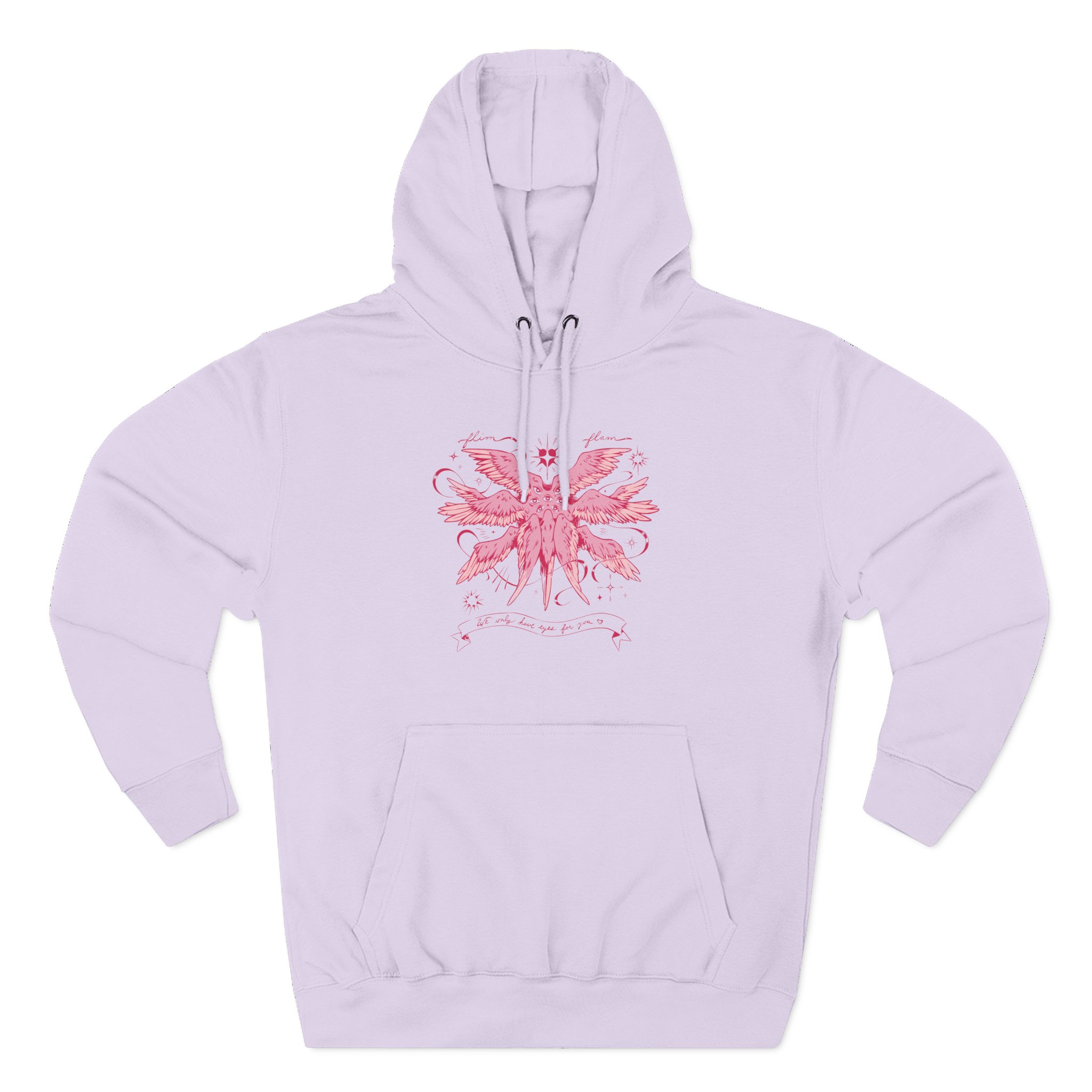 Flamingo Flim Flam Angel Three-Panel Fleece Hoodie