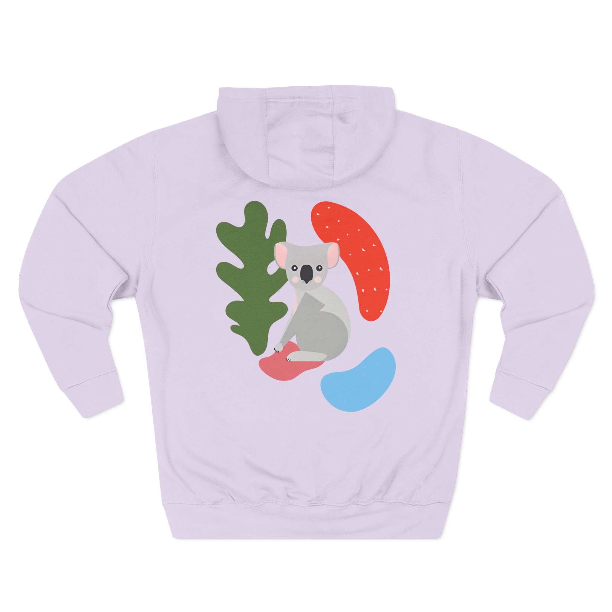 chon australian wildlife Three-Panel Fleece Hoodie