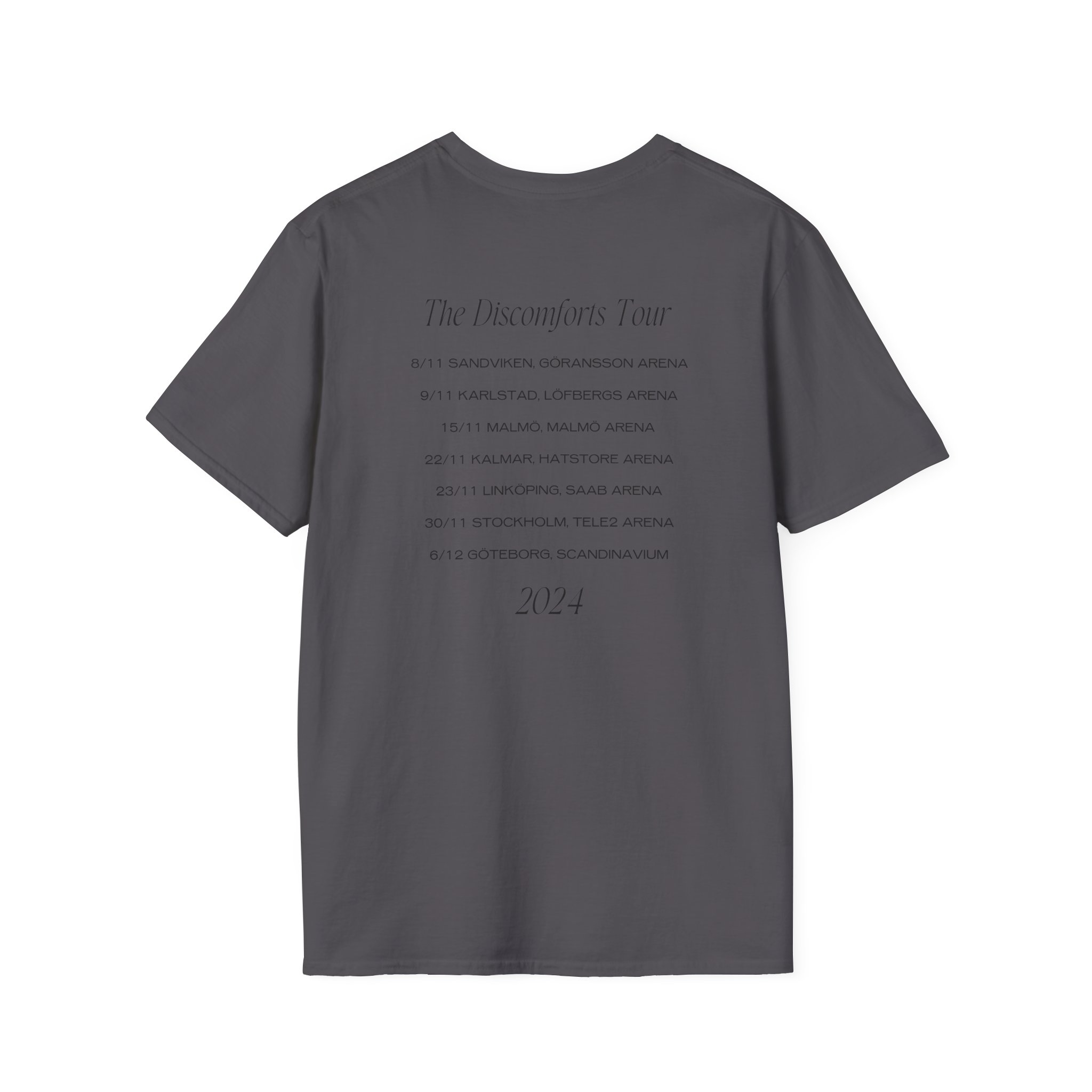Albin Lee Meldau Discomforts Tour Unisex Softstyle T-Shirt