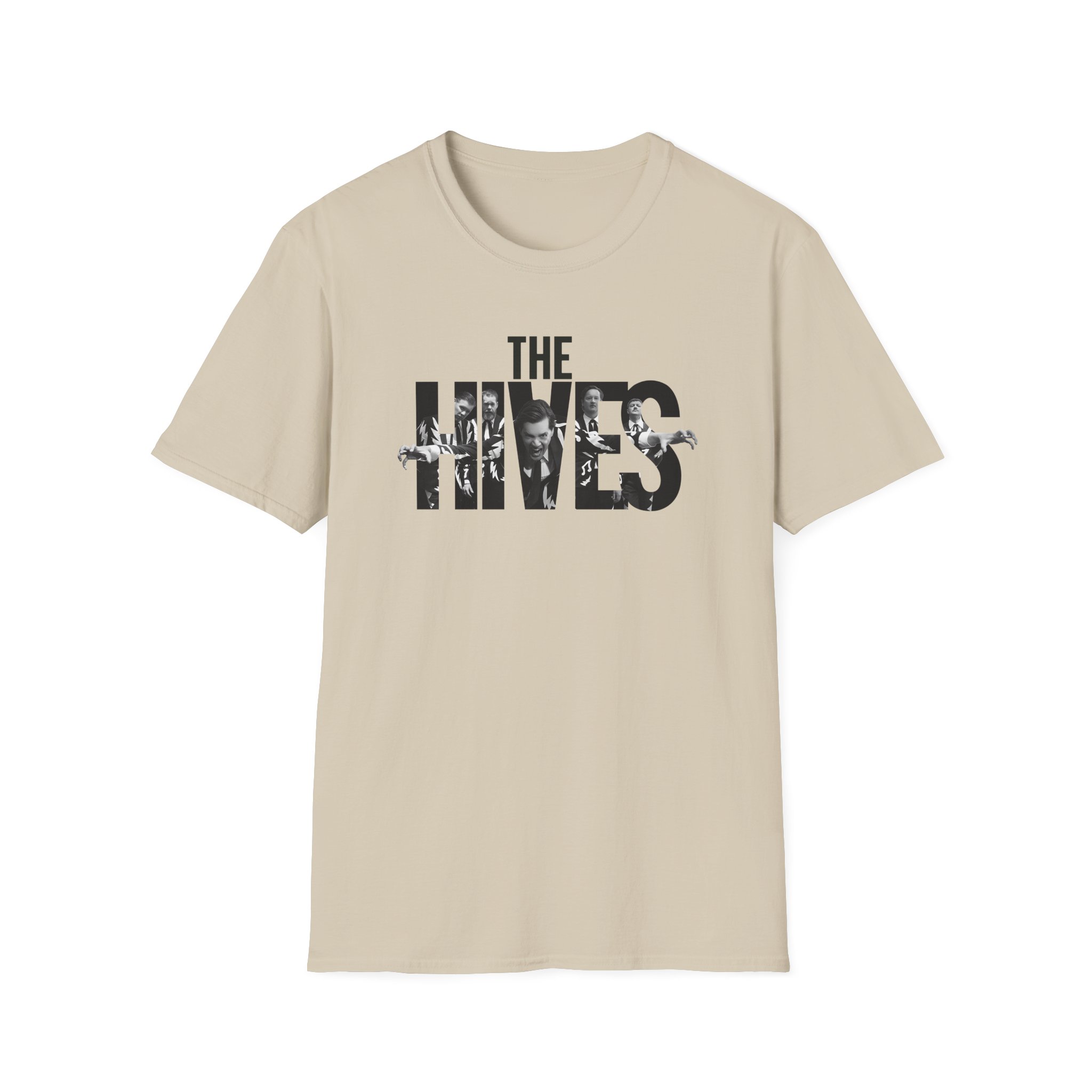 The Hives Logo Photo Infill Unisex Softstyle T-Shirt