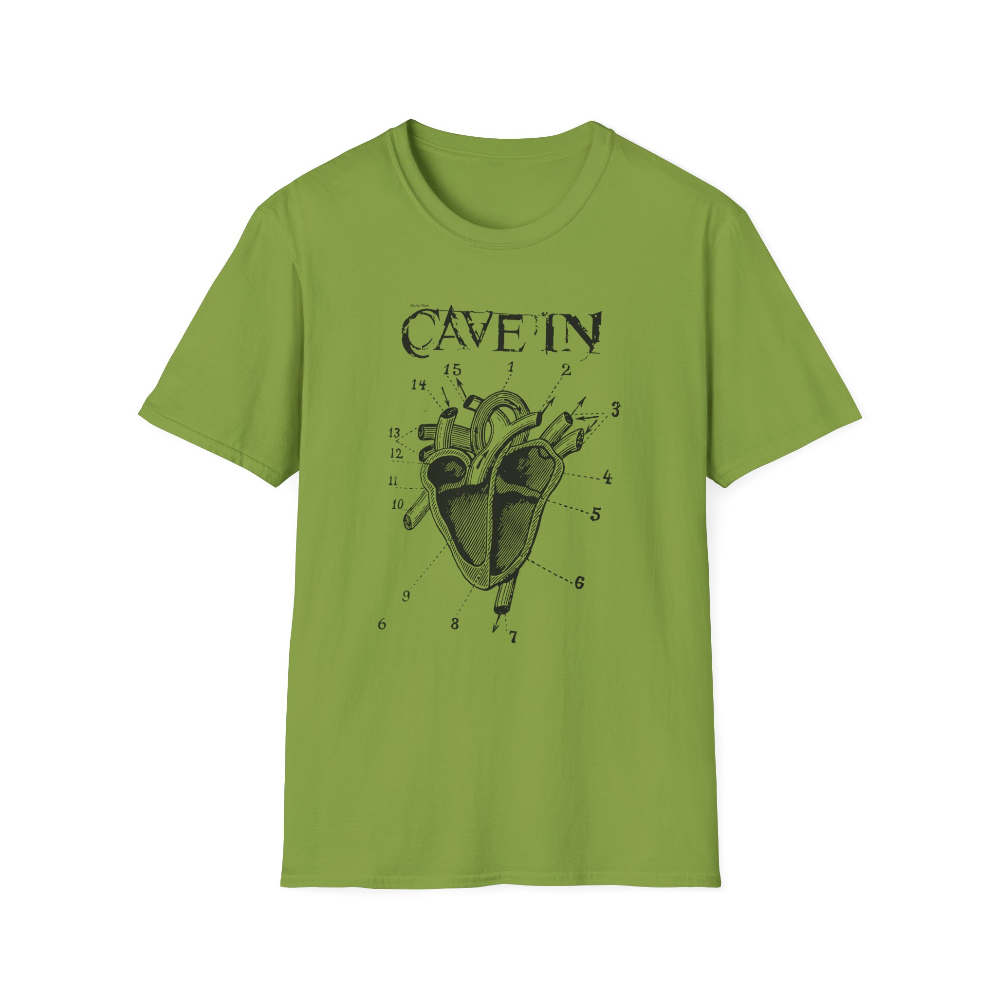 Cave in Classic Heart Unisex Softstyle T-Shirt