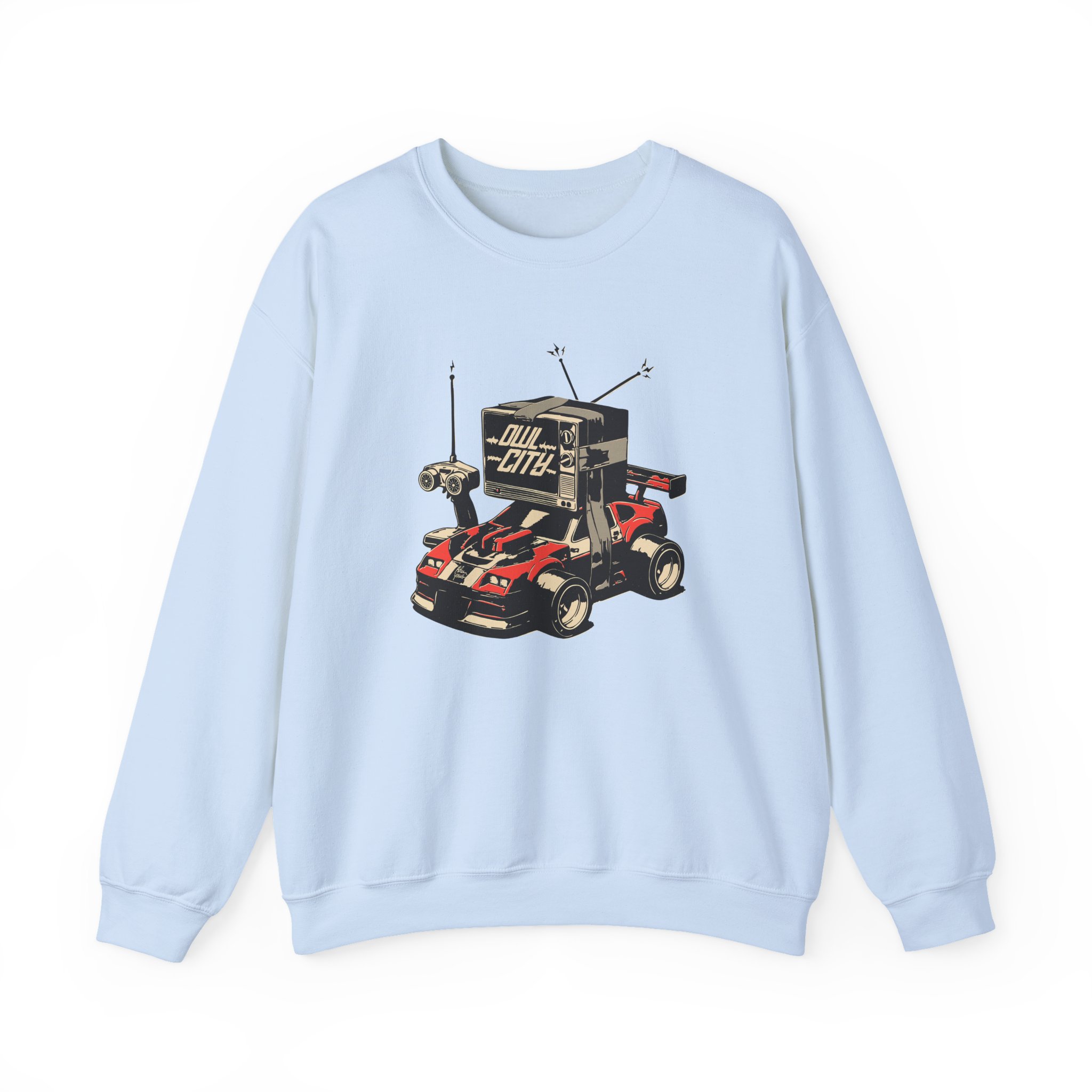 Owl City Rc Car Unisex Heavy Blendâ„¢ Crewneck Sweatshirt