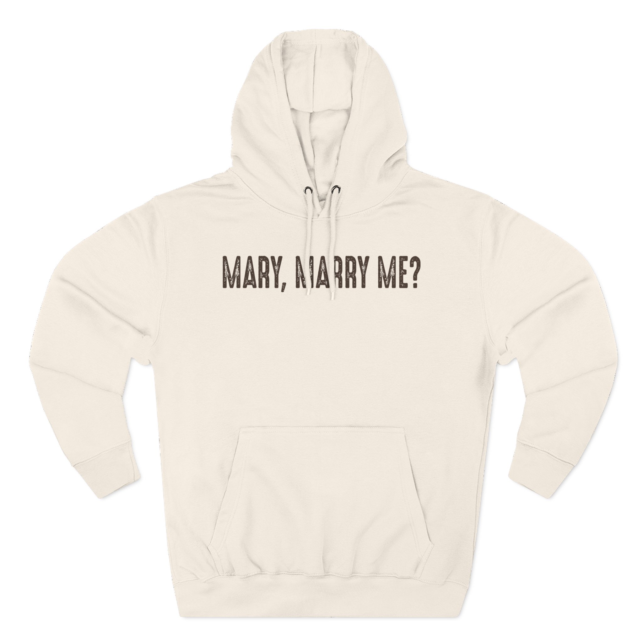 Royel Otis Mary Marry Me Faded Powder Three-Panel Fleece Hoodie