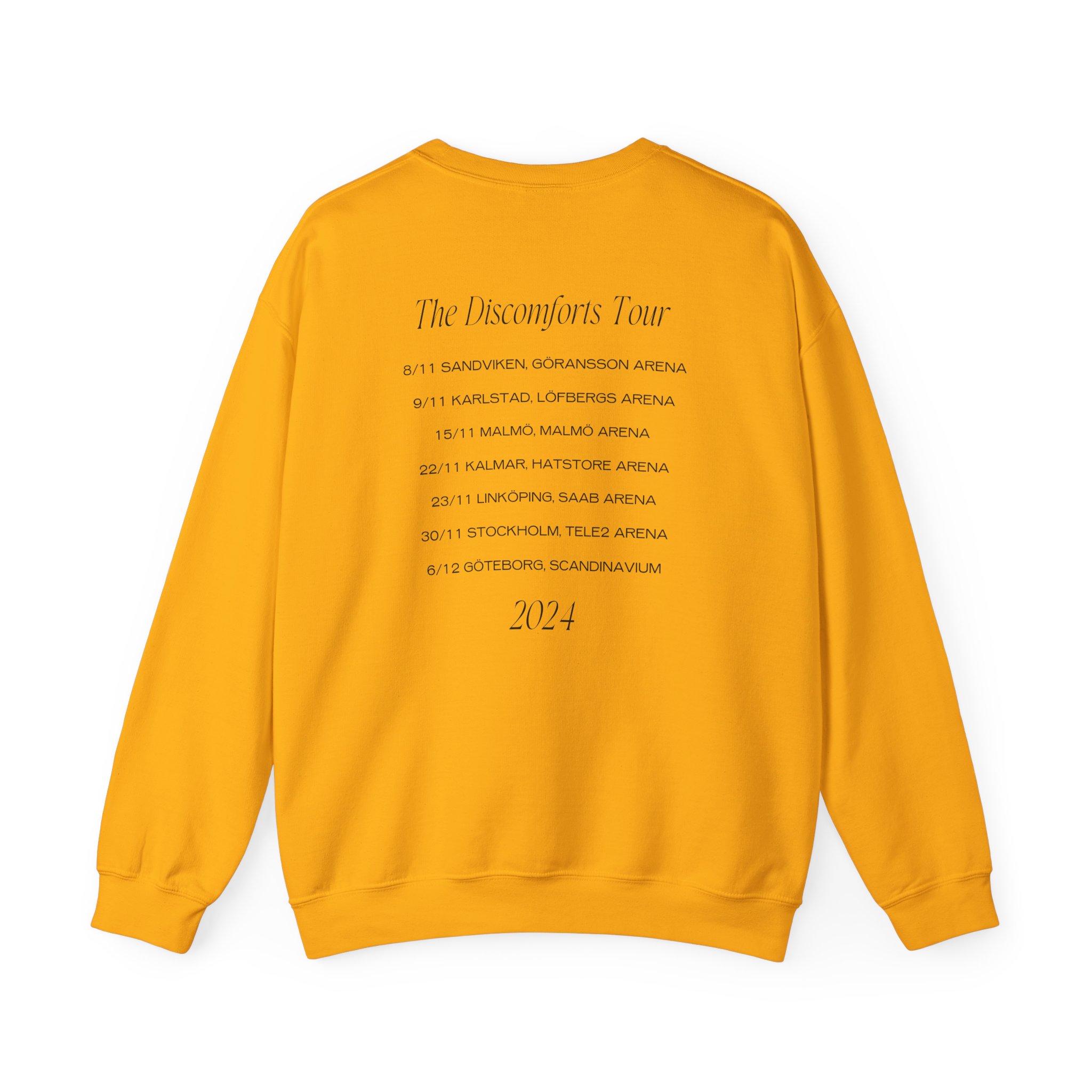 Albin Lee Meldau Discomforts Tour Unisex Heavy Blendâ„¢ Crewneck Sweatshirt