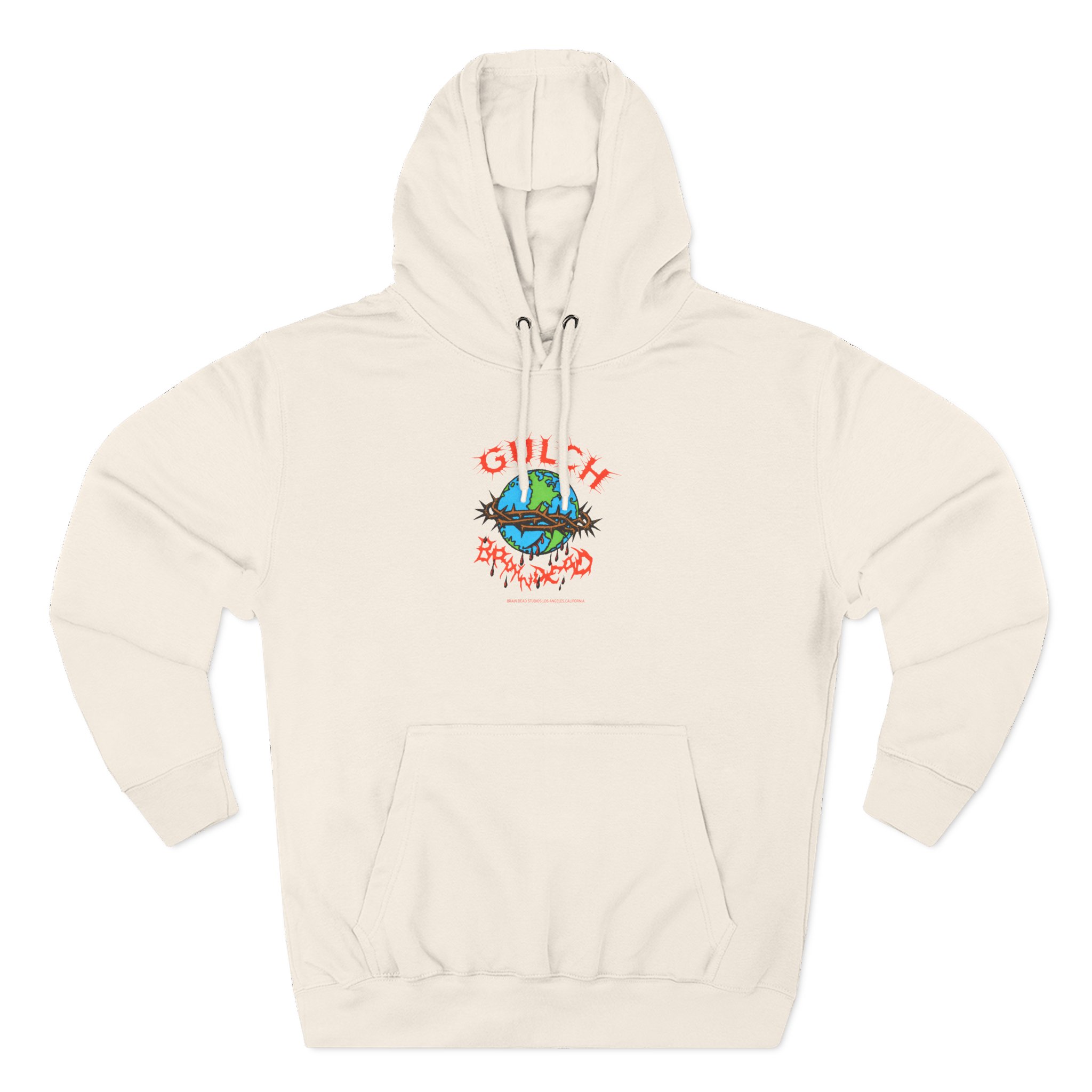 Gulch x Brain Dead final show Three-Panel Fleece Hoodie