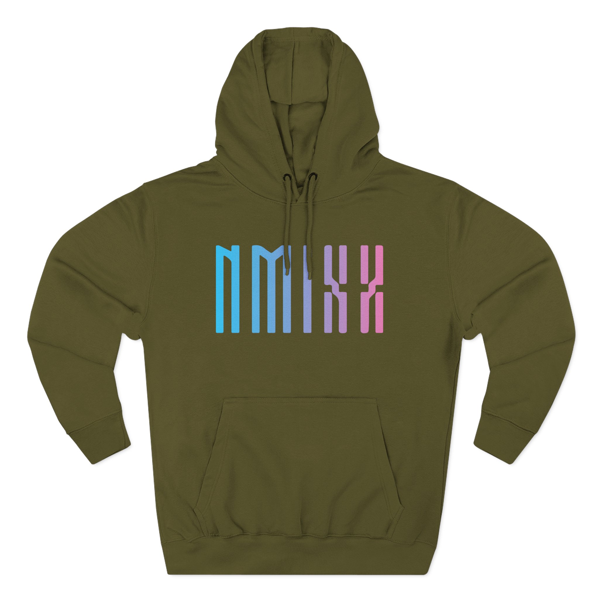 Nmixx Three-Panel Fleece Hoodie