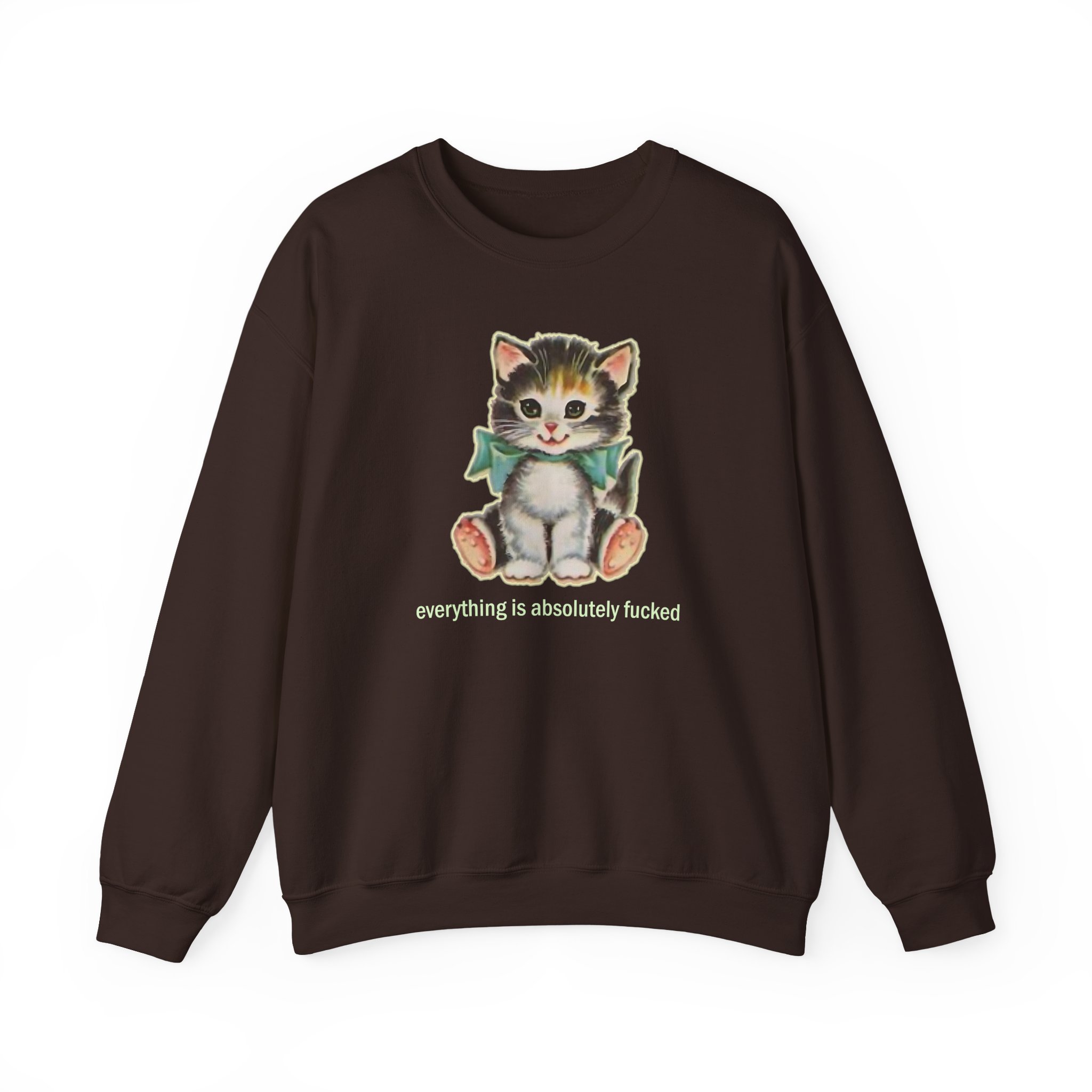 Paleface Cursed Cat Unisex Heavy Blendâ„¢ Crewneck Sweatshirt