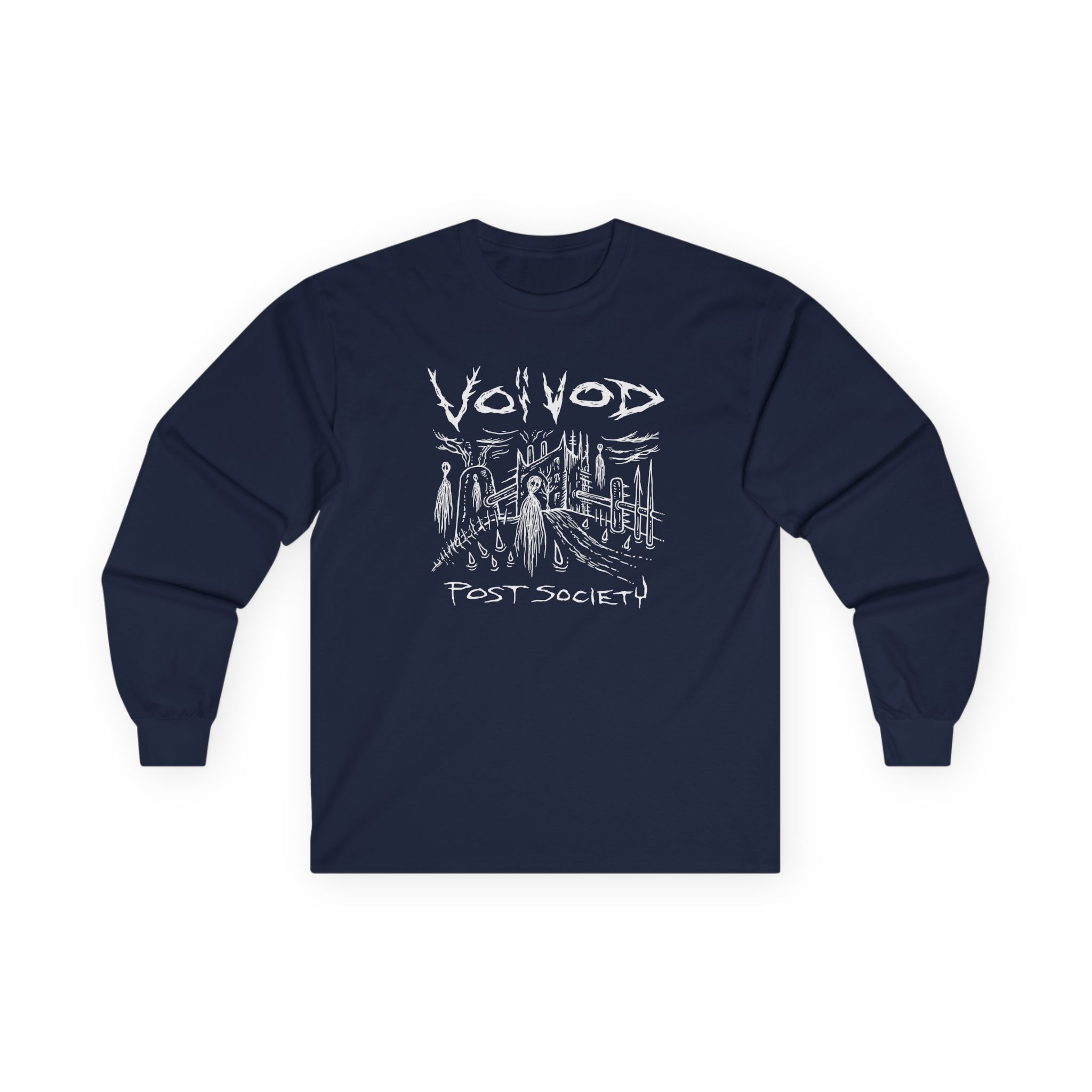 Voivod Post Society V1 Unisex Ultra Cotton Long Sleeve Tee