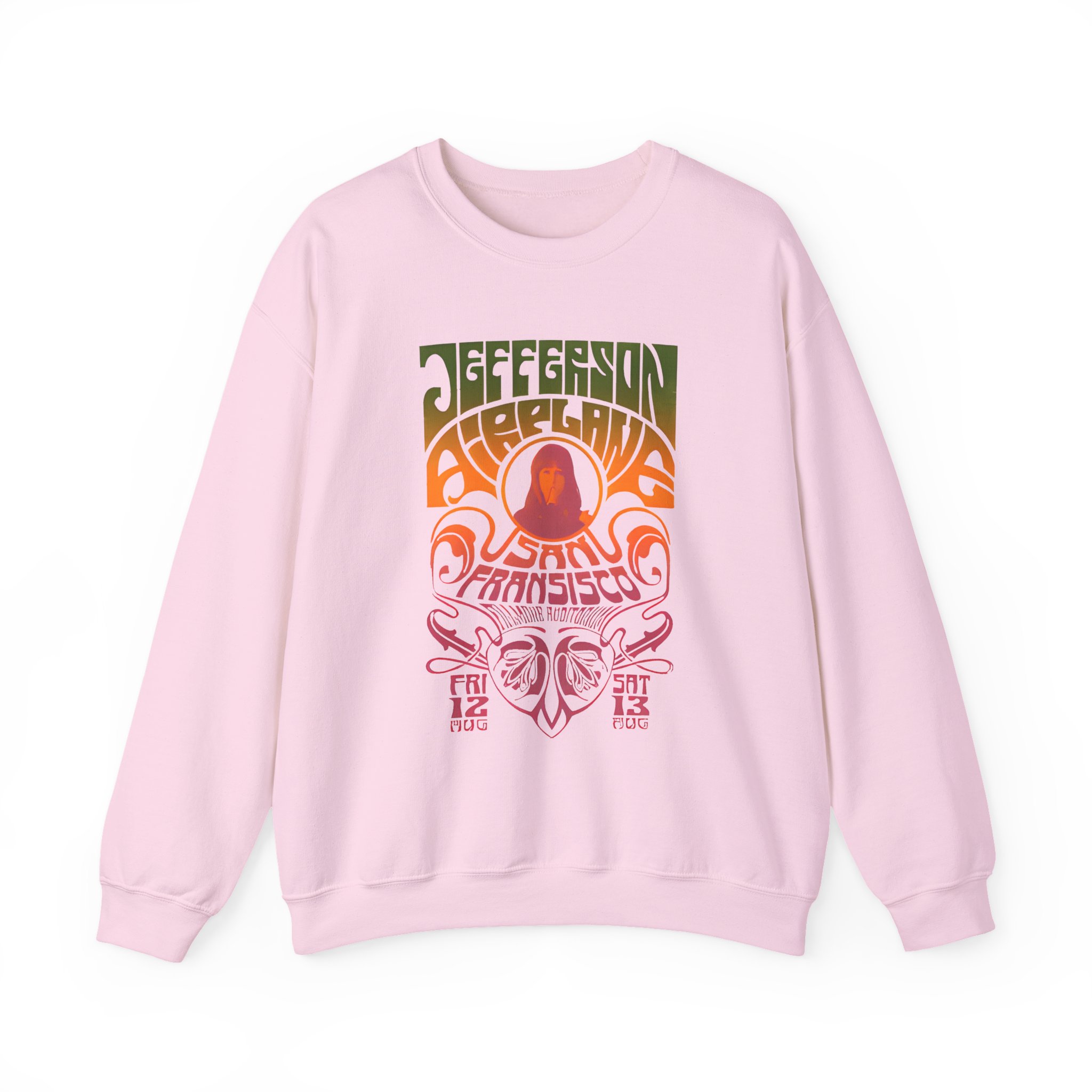 Jefferson Airplane Psychedelic Unisex Heavy Blendâ„¢ Crewneck Sweatshirt