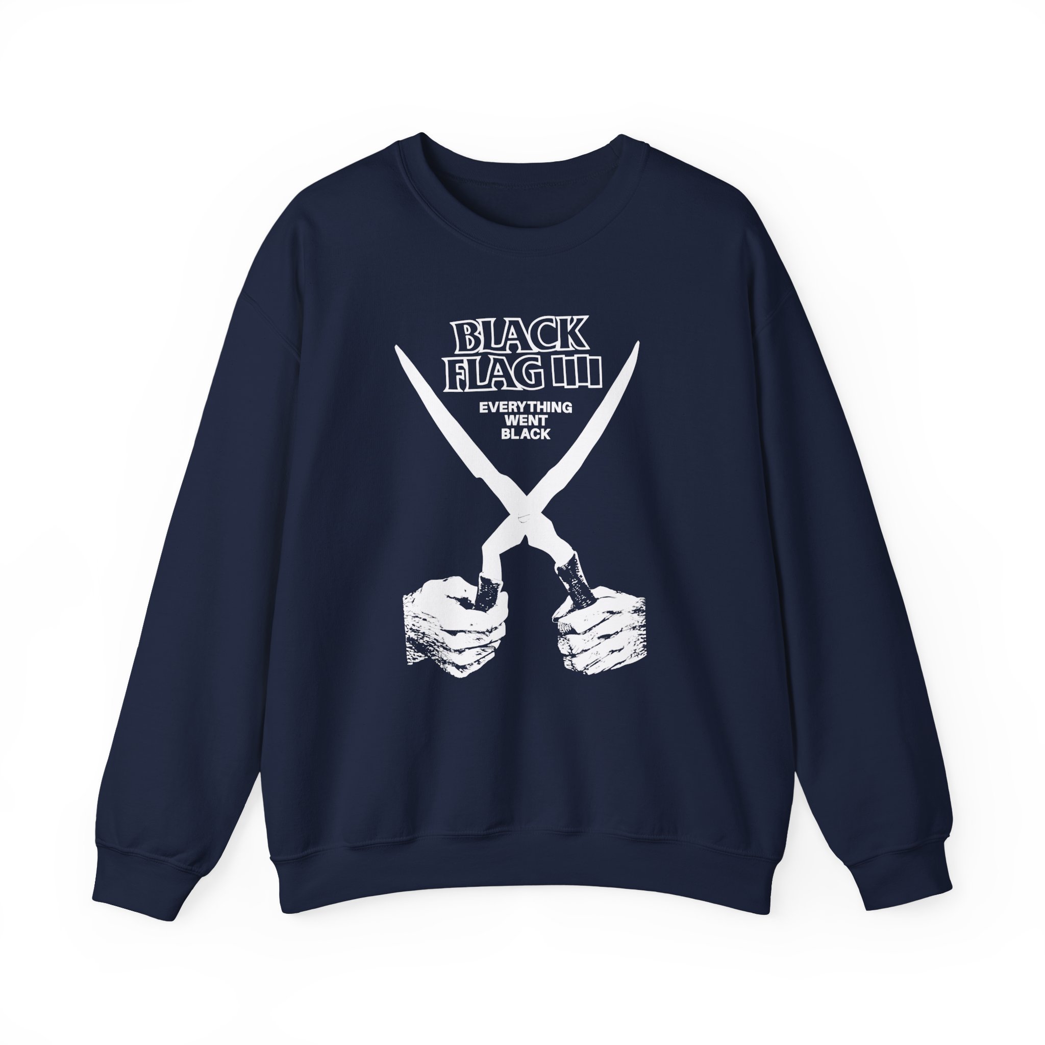 Black Flag Everything Went Unisex Heavy Blendâ„¢ Crewneck Sweatshirt