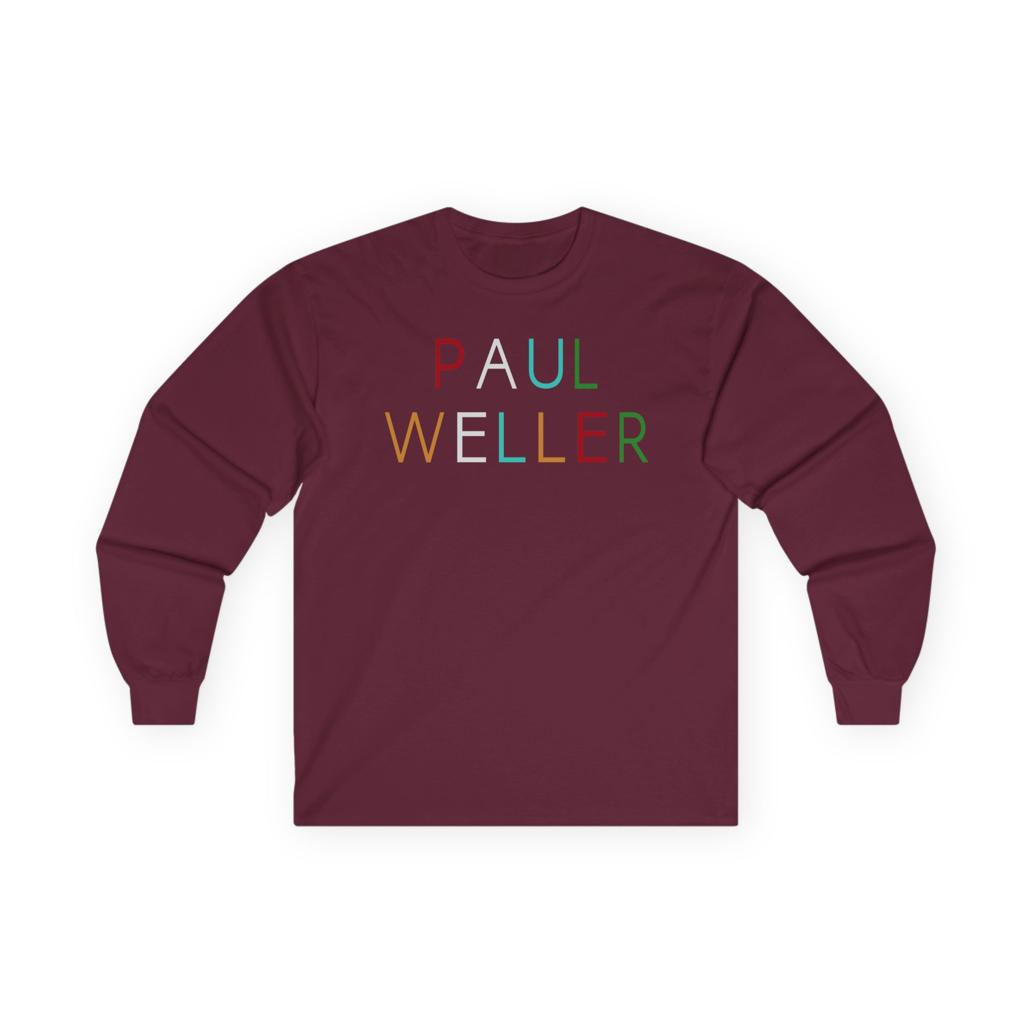 PW Multicolour Logo Unisex Ultra Cotton Long Sleeve Tee