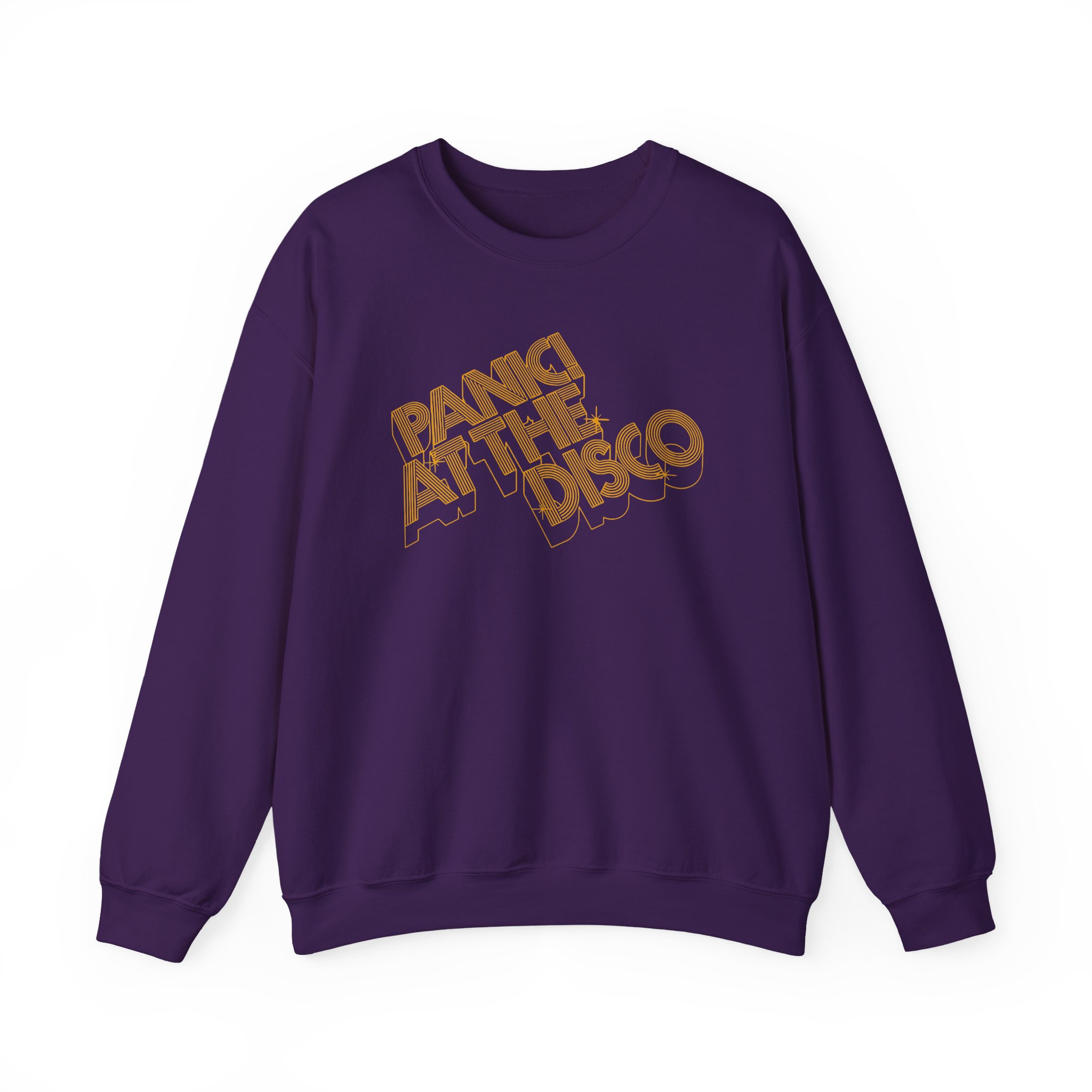 Panic at the Disco 3-d Gold Logo Unisex Heavy Blendâ„¢ Crewneck Sweatshirt