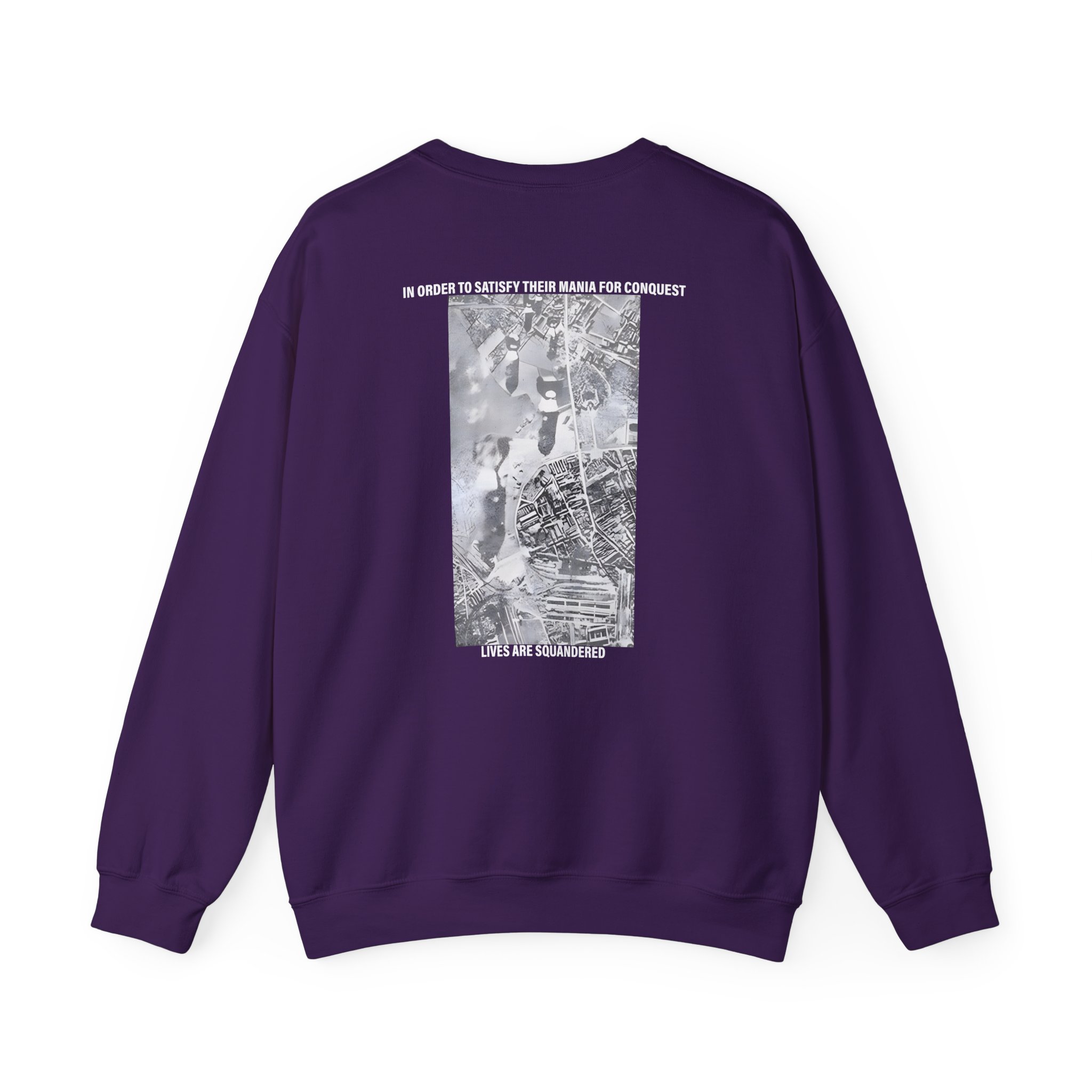 Discharge Why? Unisex Heavy Blendâ„¢ Crewneck Sweatshirt