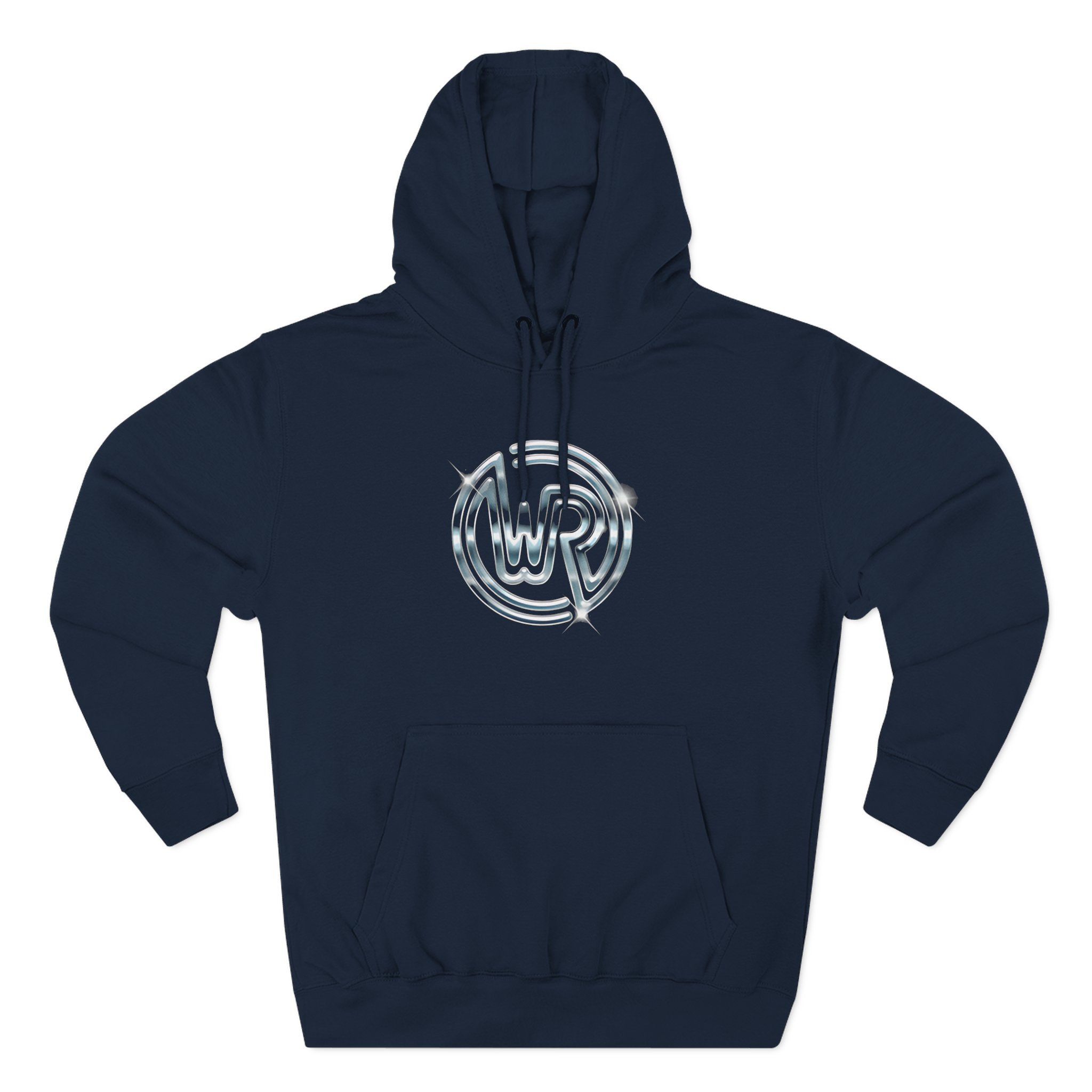 White Reaper Chrome Logo Three-Panel Fleece Hoodie