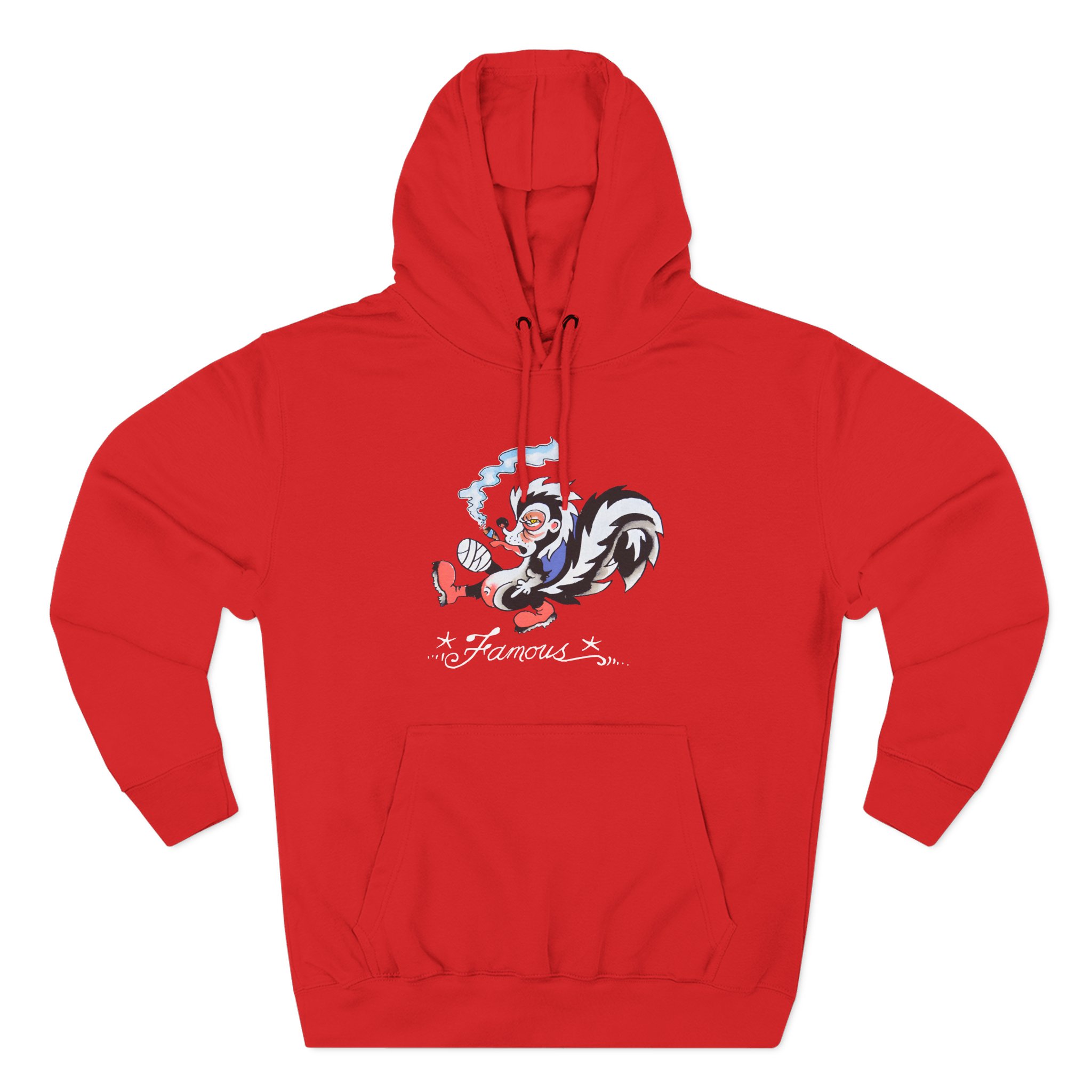 Kim Petras Famous Skunk Boxy Three-Panel Fleece Hoodie