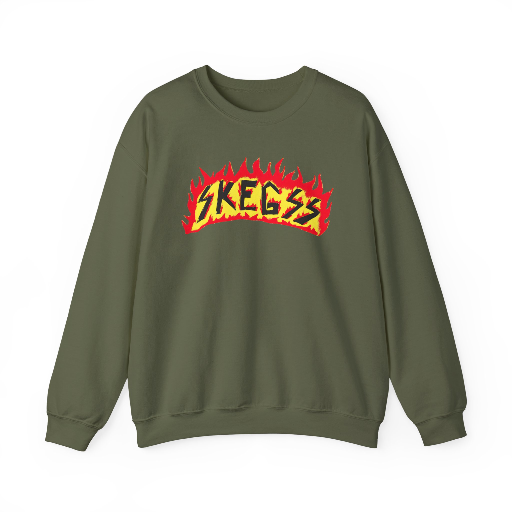 Skegss Flame Logo Unisex Heavy Blendâ„¢ Crewneck Sweatshirt