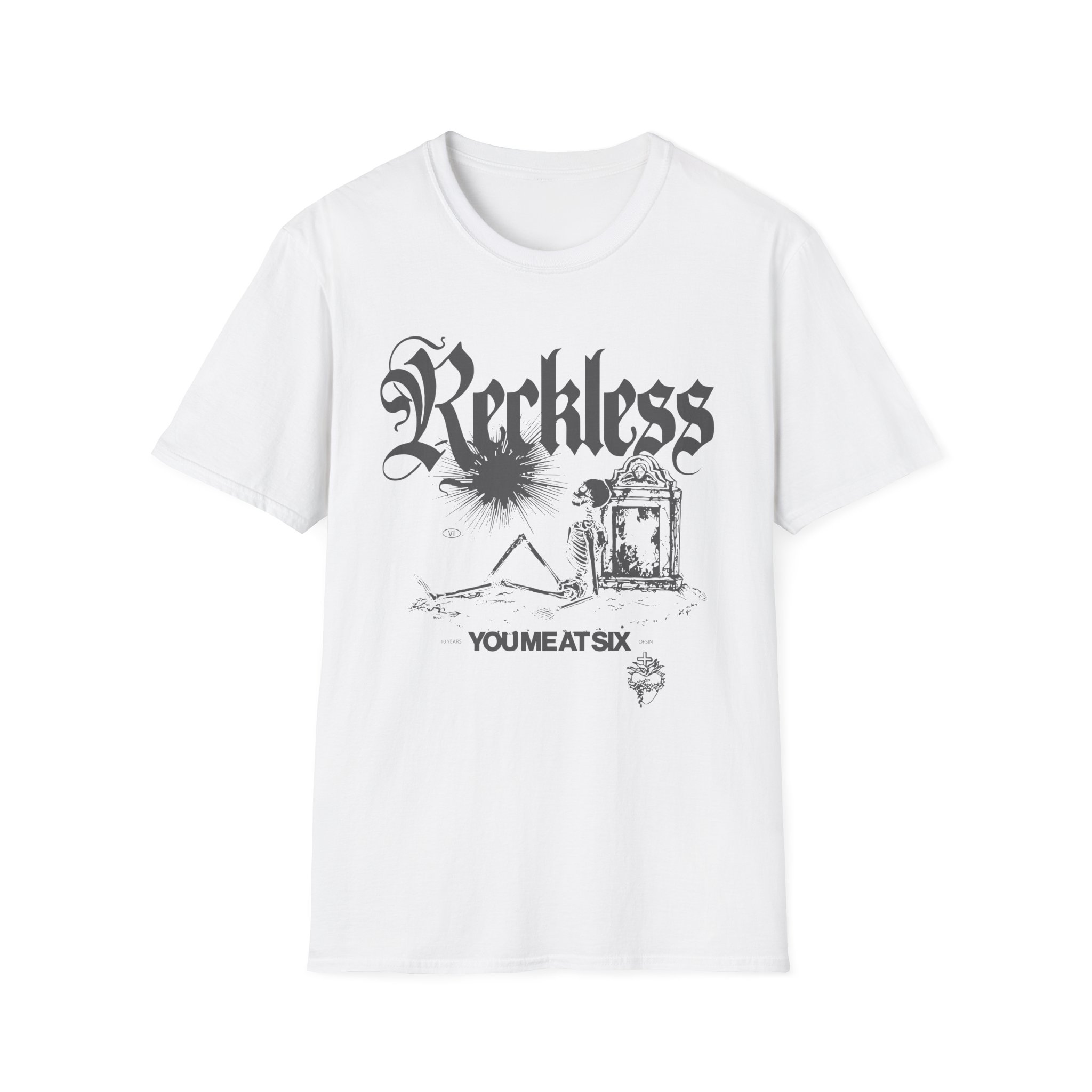 You Me at Six Reckless Unisex Softstyle T-Shirt