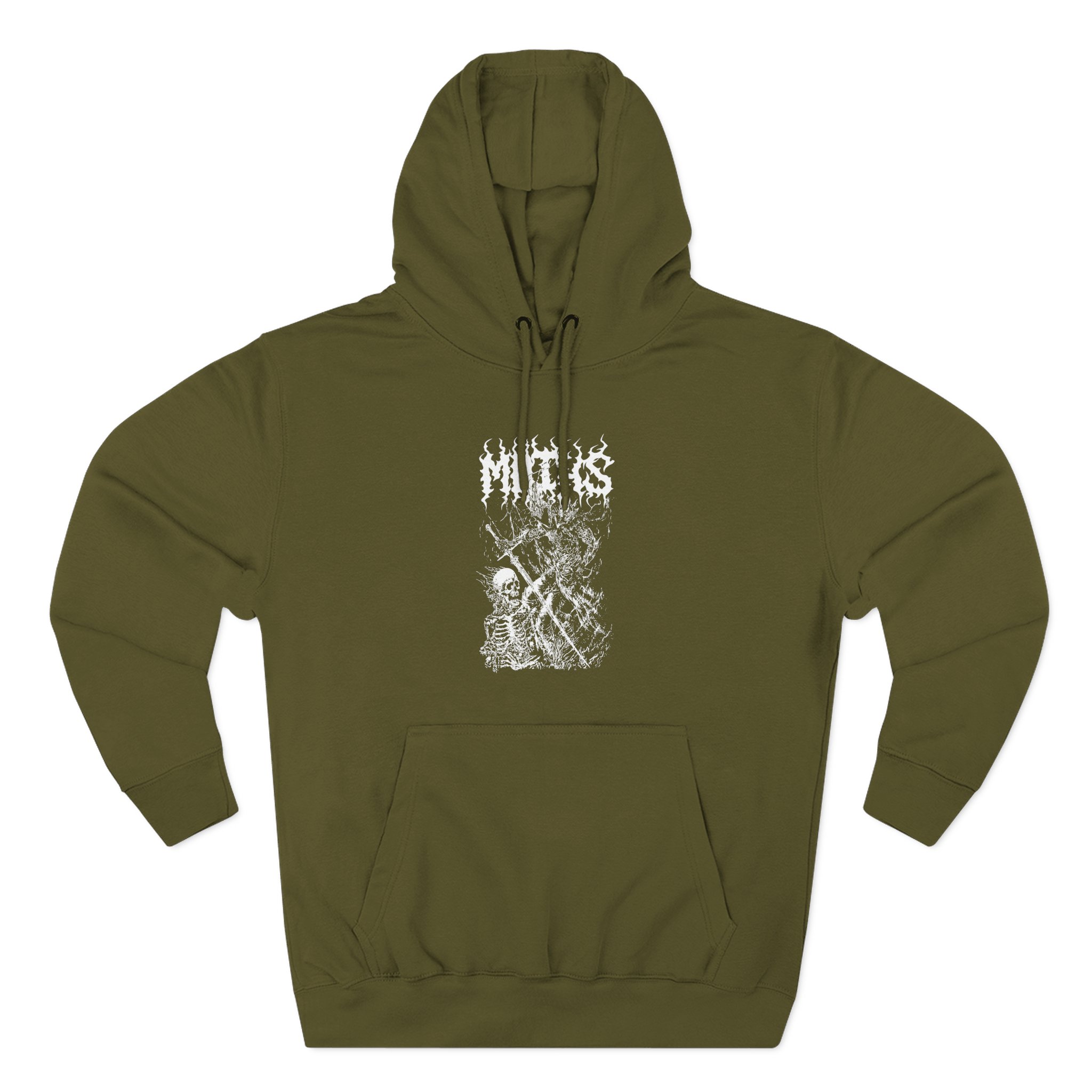 Like Moths to Flames Cycles Three-Panel Fleece Hoodie