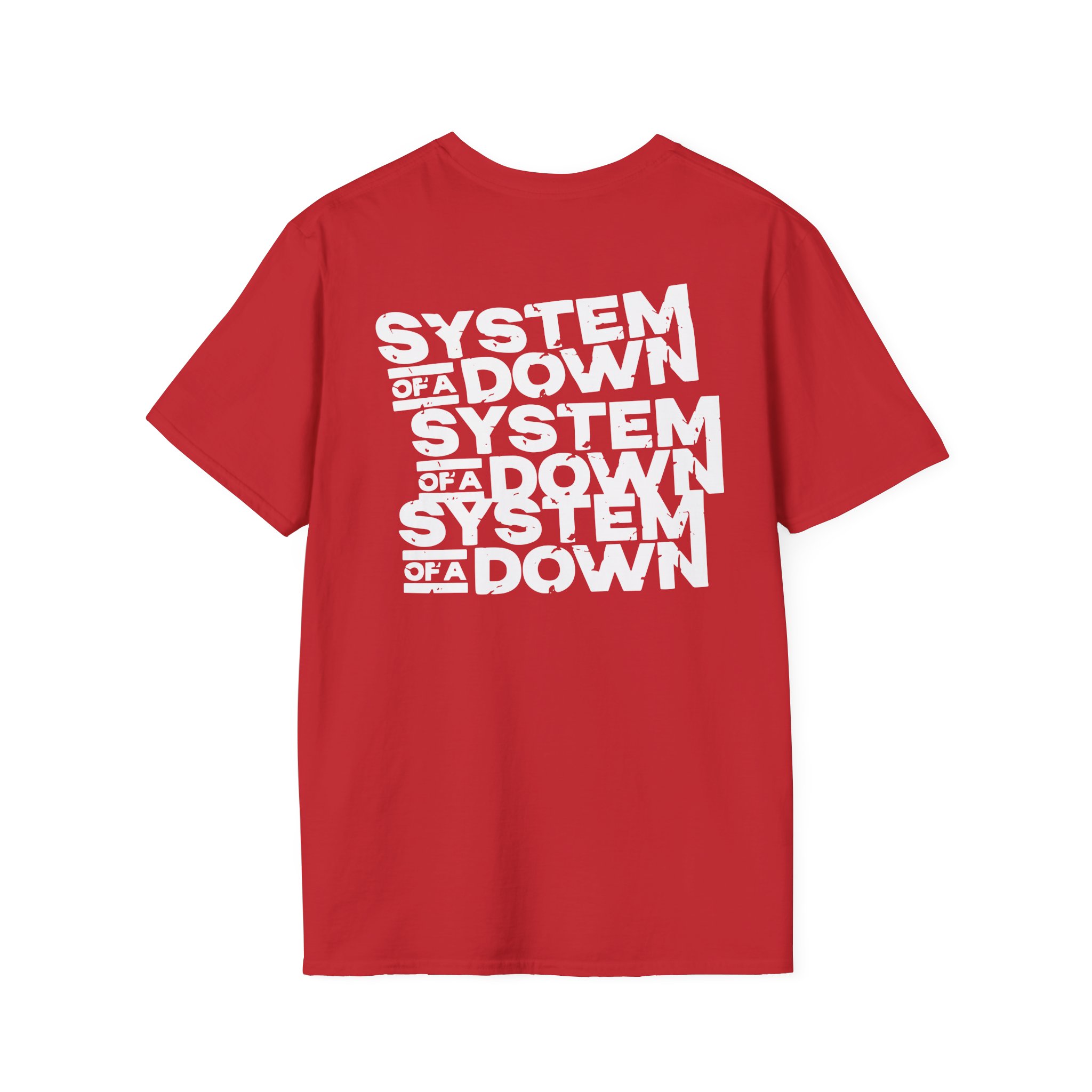 System of a Down Awake Distressed Unisex Softstyle T-Shirt