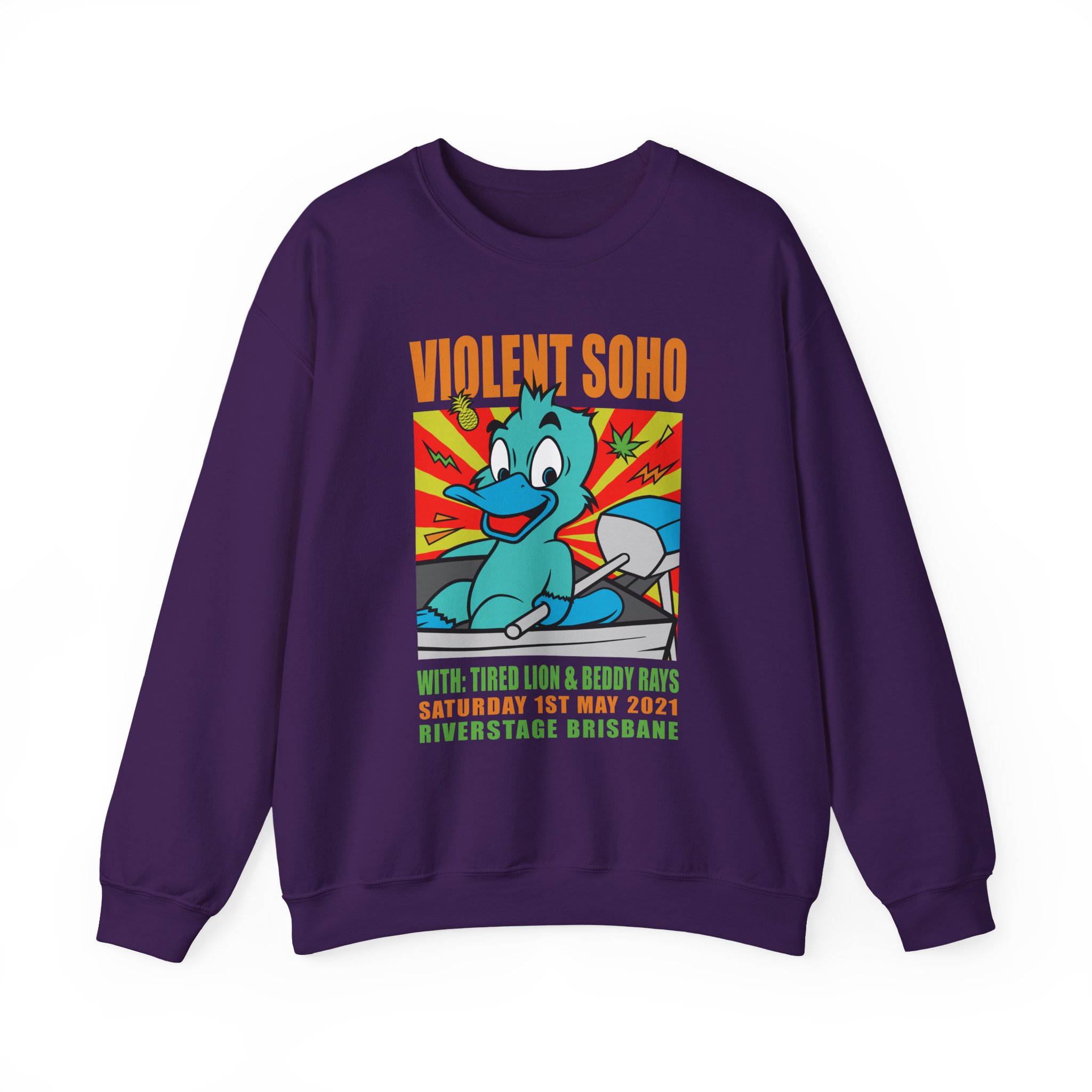 Violent Soho Event Poster Unisex Heavy Blendâ„¢ Crewneck Sweatshirt