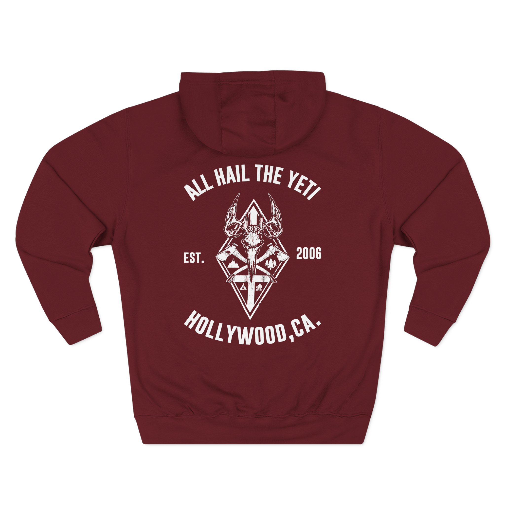 All Hail the Yeti Hollywood Three-Panel Fleece Hoodie