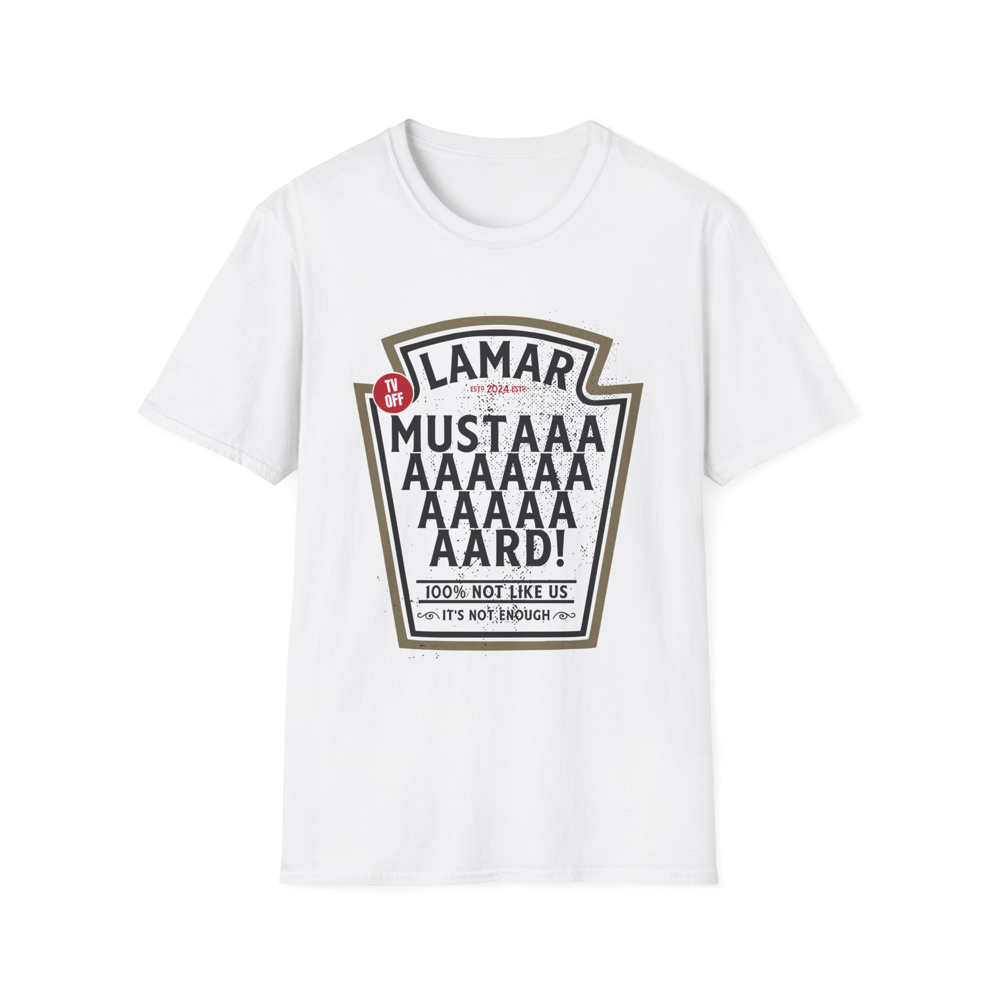 Kendrick Lamar Mustard Tv Off Unisex Softstyle T-Shirt