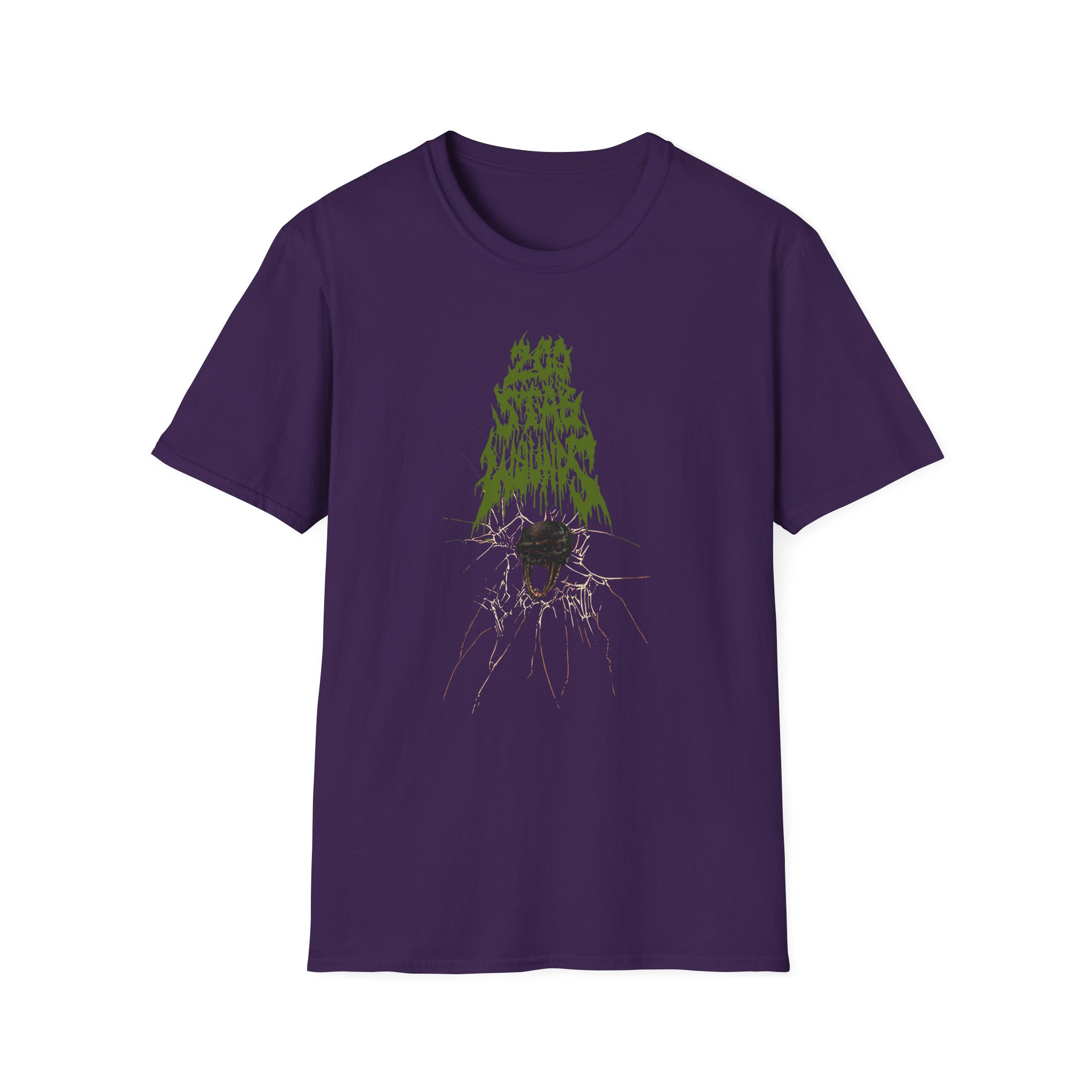200 Stab Wounds Spider Skull Unisex Softstyle T-Shirt