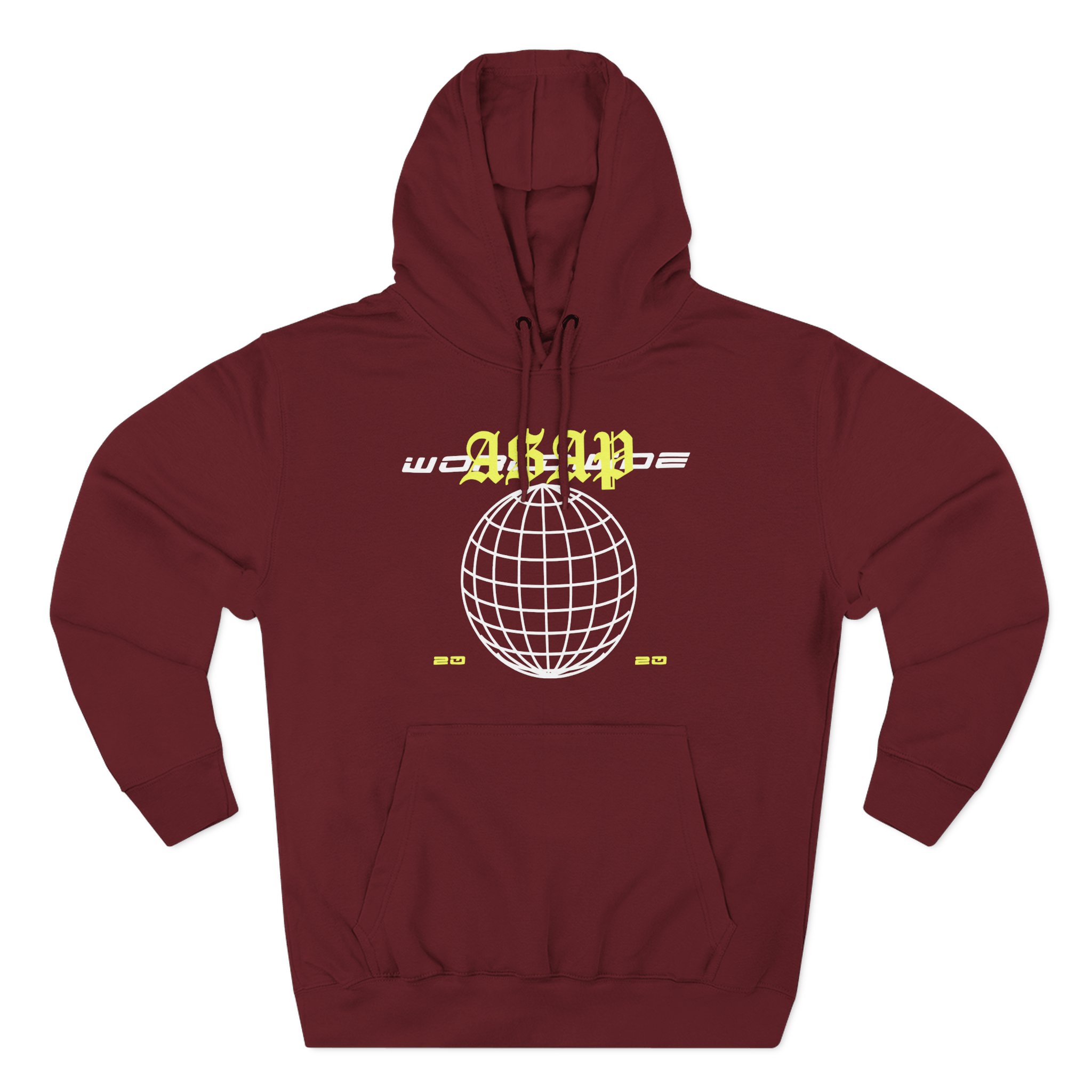 Asap Mob Worldwide Three-Panel Fleece Hoodie