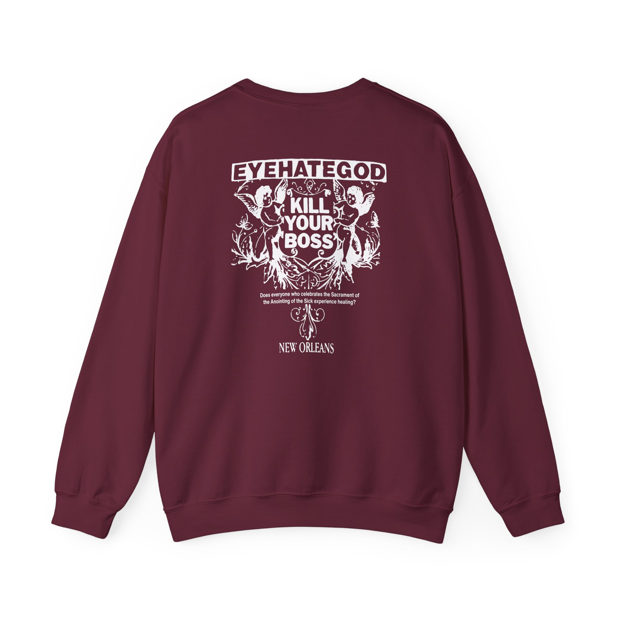 Eyehategod Kill Your Boss Unisex Heavy Blendâ„¢ Crewneck Sweatshirt