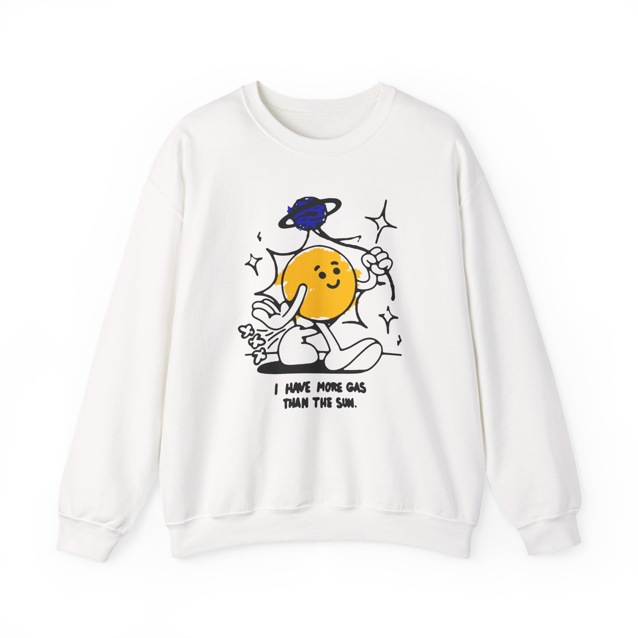 Chad Chad I Have More Gas Than the Sun Unisex Heavy Blendâ„¢ Crewneck Sweatshirt