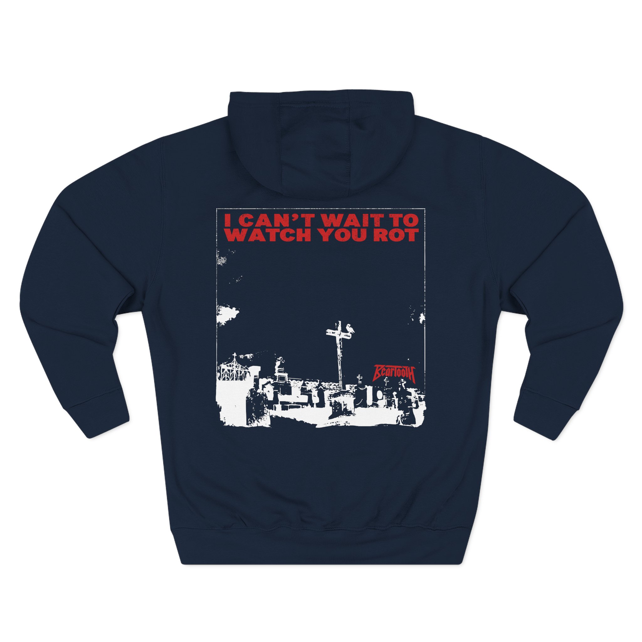 Beartooth Graveyard Three-Panel Fleece Hoodie