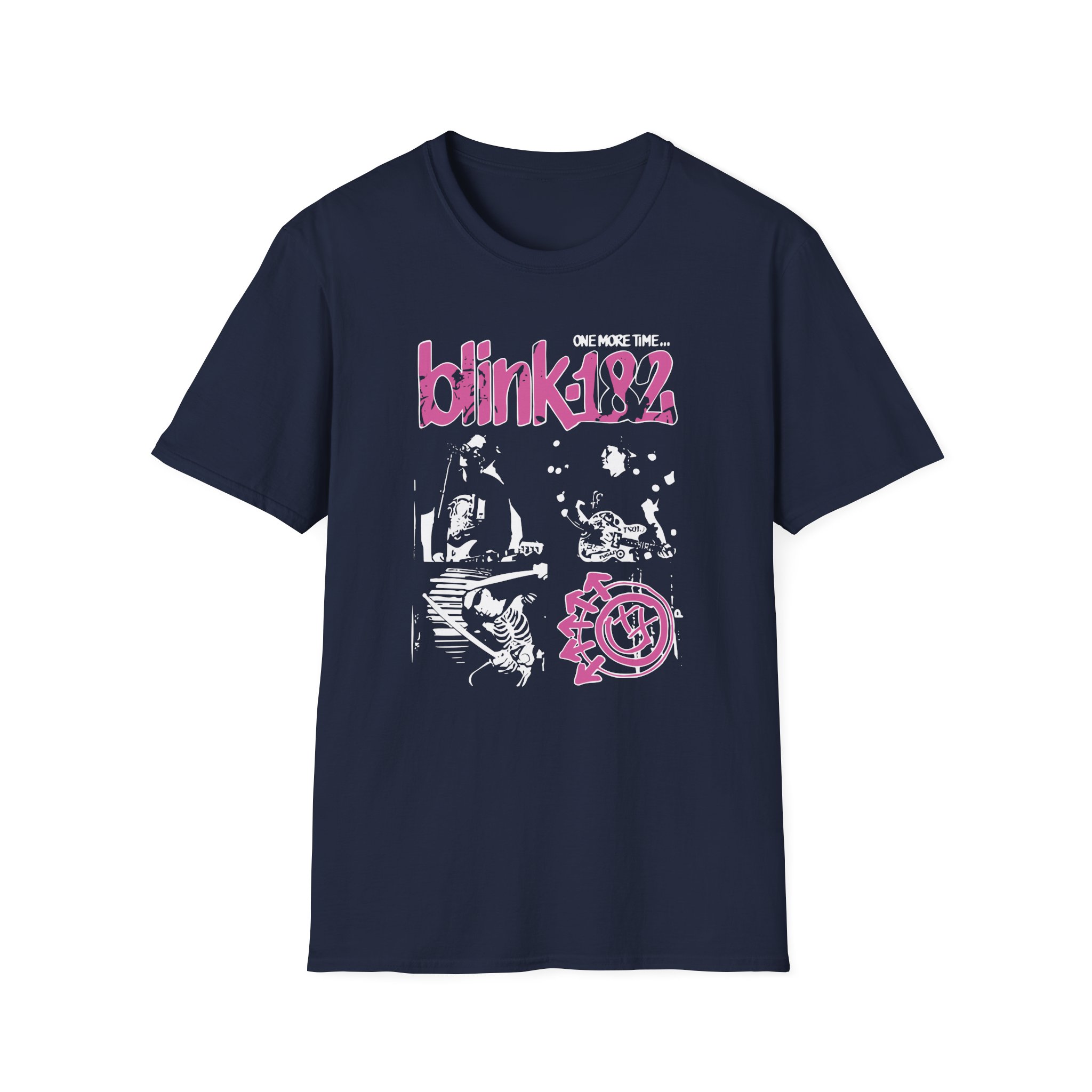 Blink 182 One More Time Photo Unisex Softstyle T-Shirt