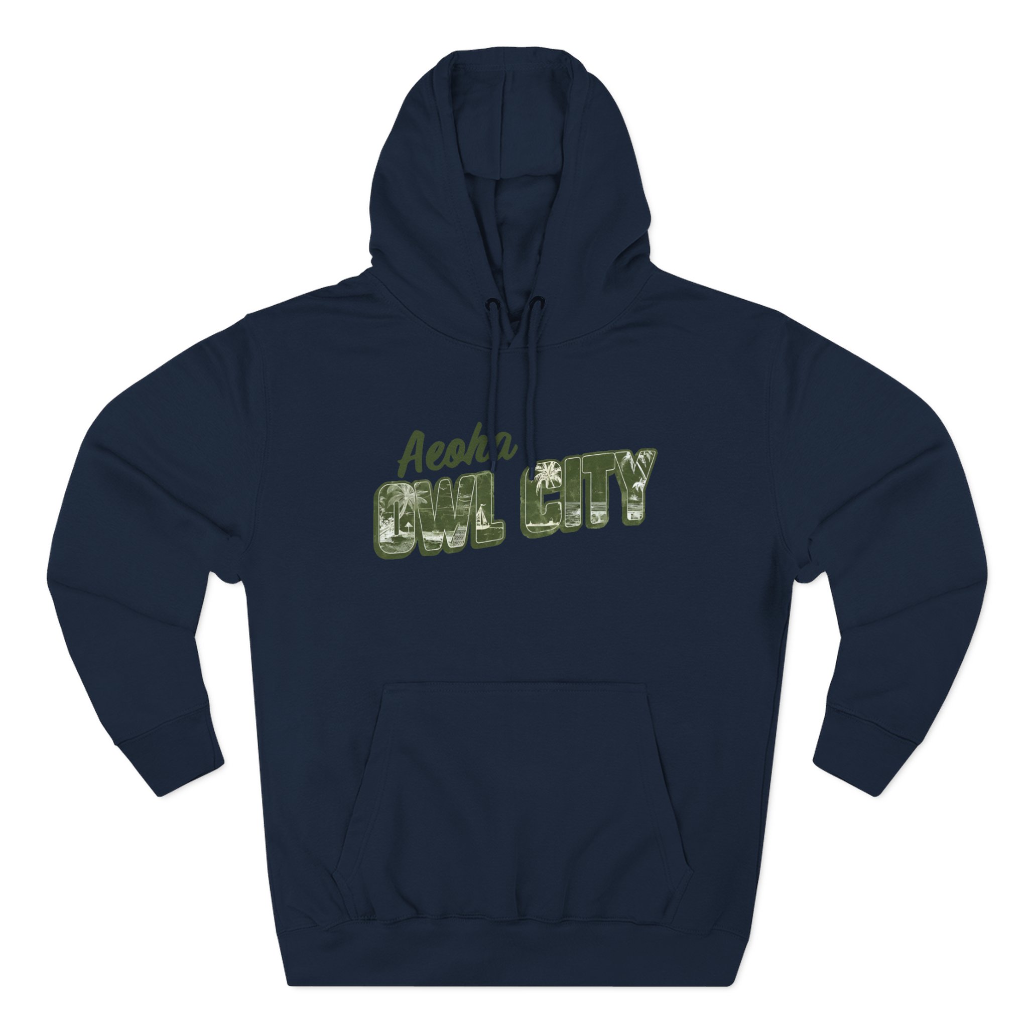 Owl City Three-Panel Fleece Hoodie