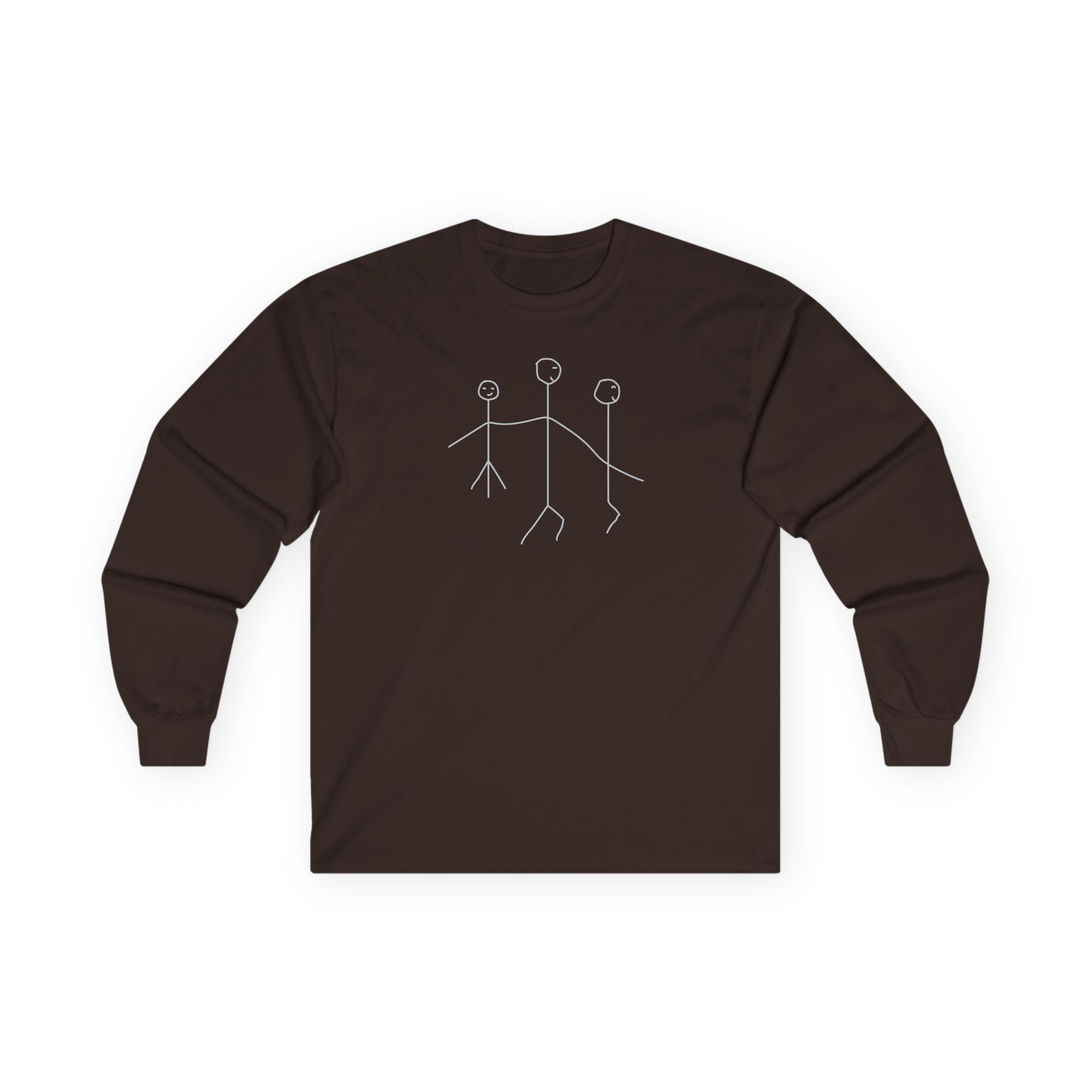 Leith Ross Stick Figures Unisex Ultra Cotton Long Sleeve Tee