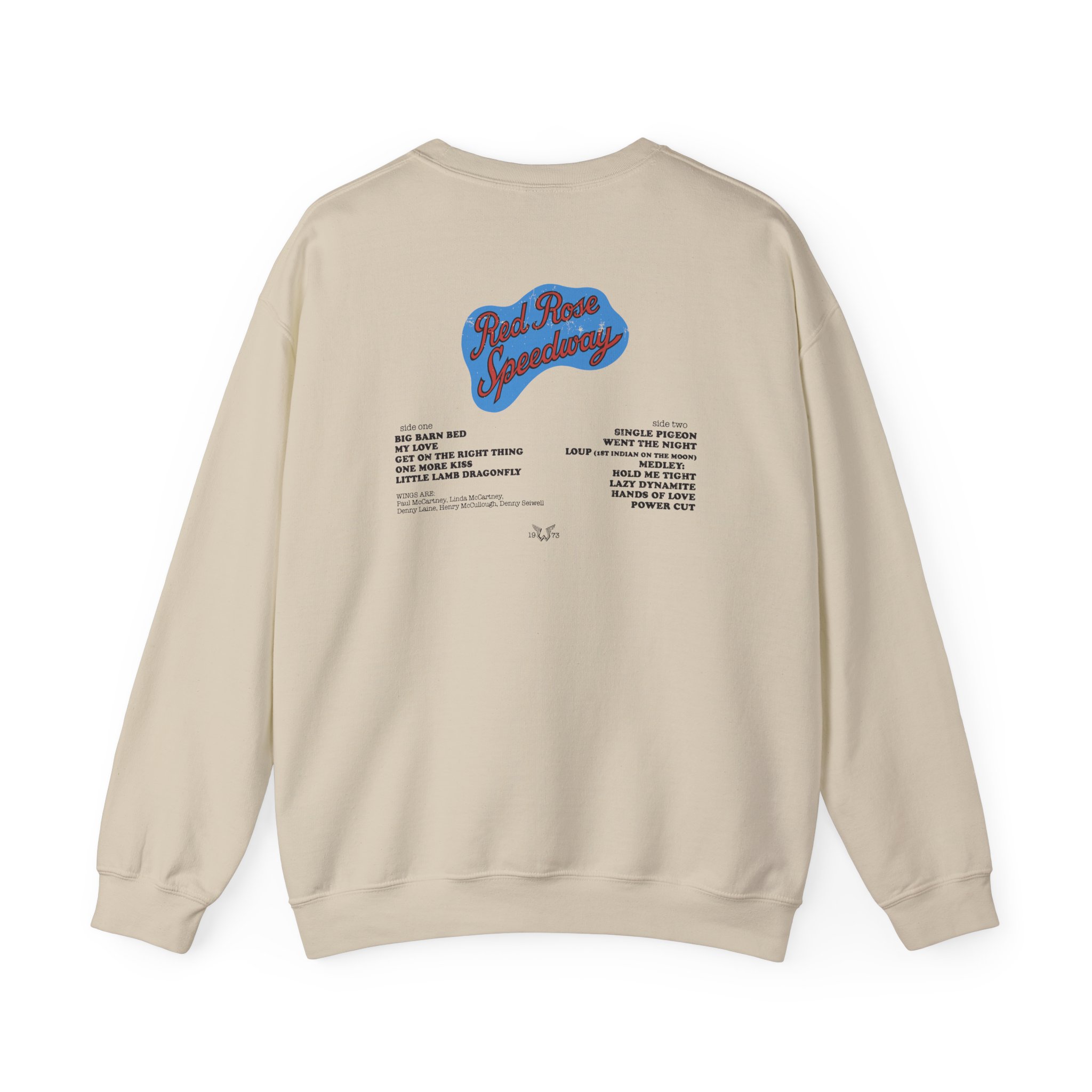 Wings Red Rose Unisex Heavy Blendâ„¢ Crewneck Sweatshirt