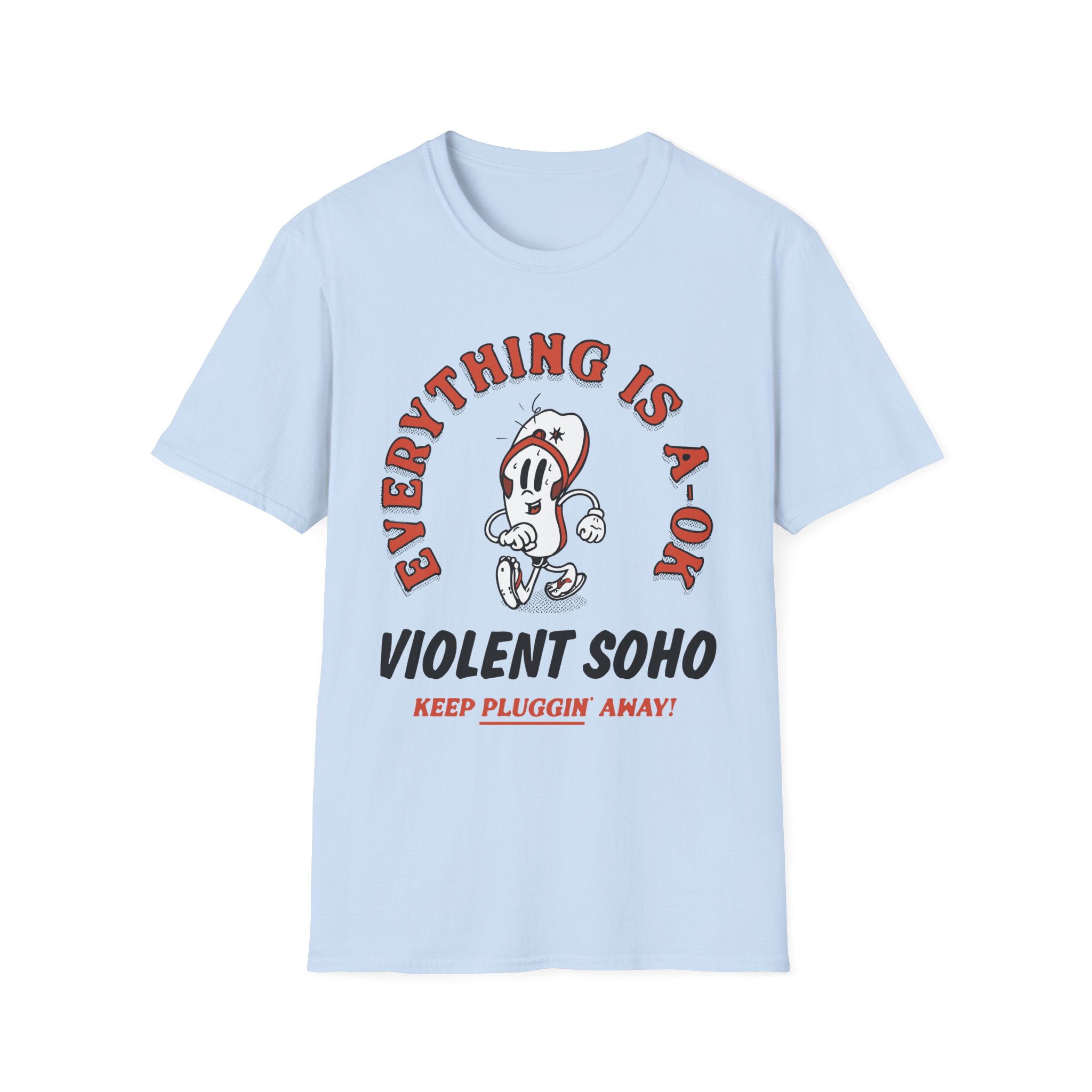 Violent Soho Keep on Pluggin Unisex Softstyle T-Shirt