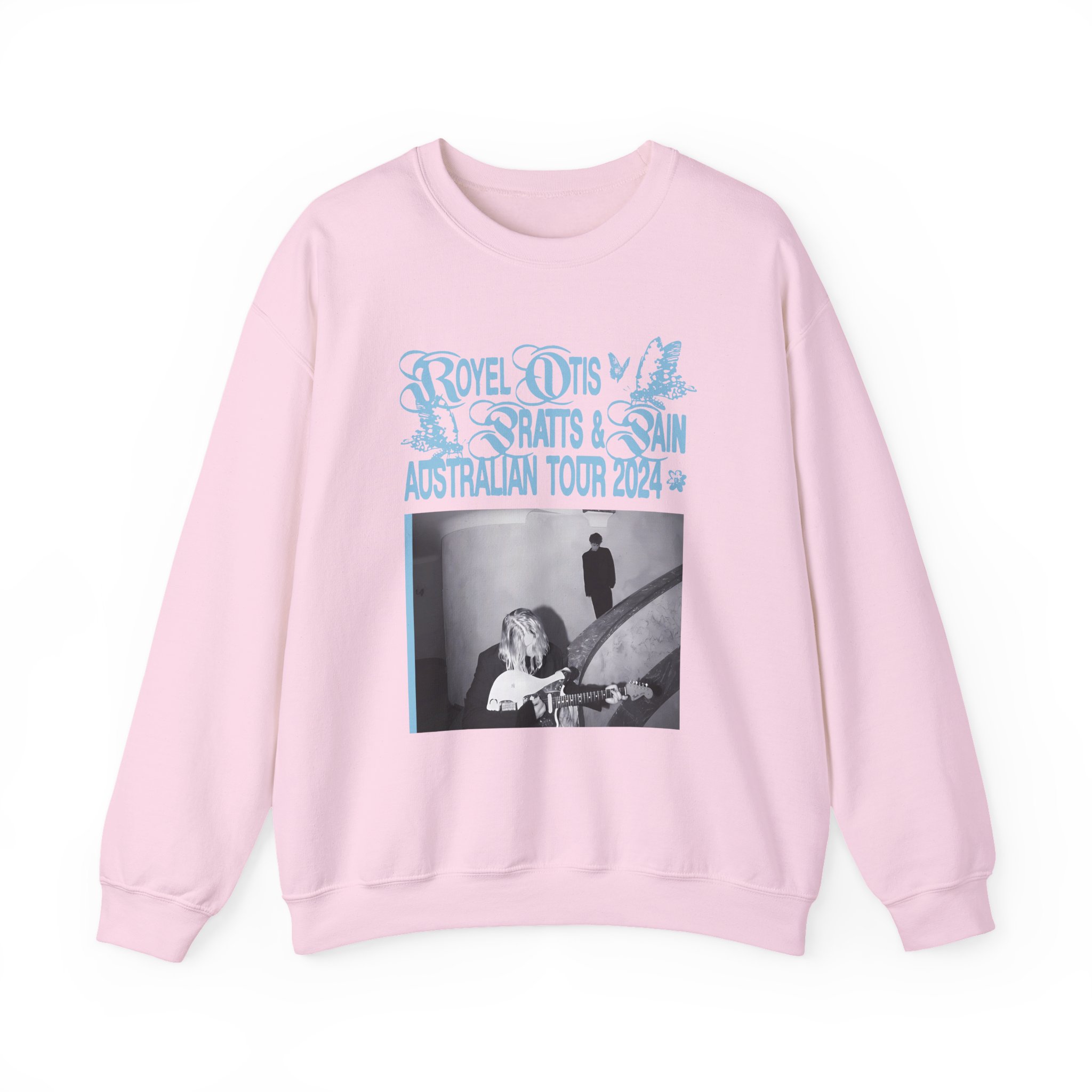 Royel Otis Band Pratts and Pain Australian Tour 2024 Unisex Heavy Blendâ„¢ Crewneck Sweatshirt